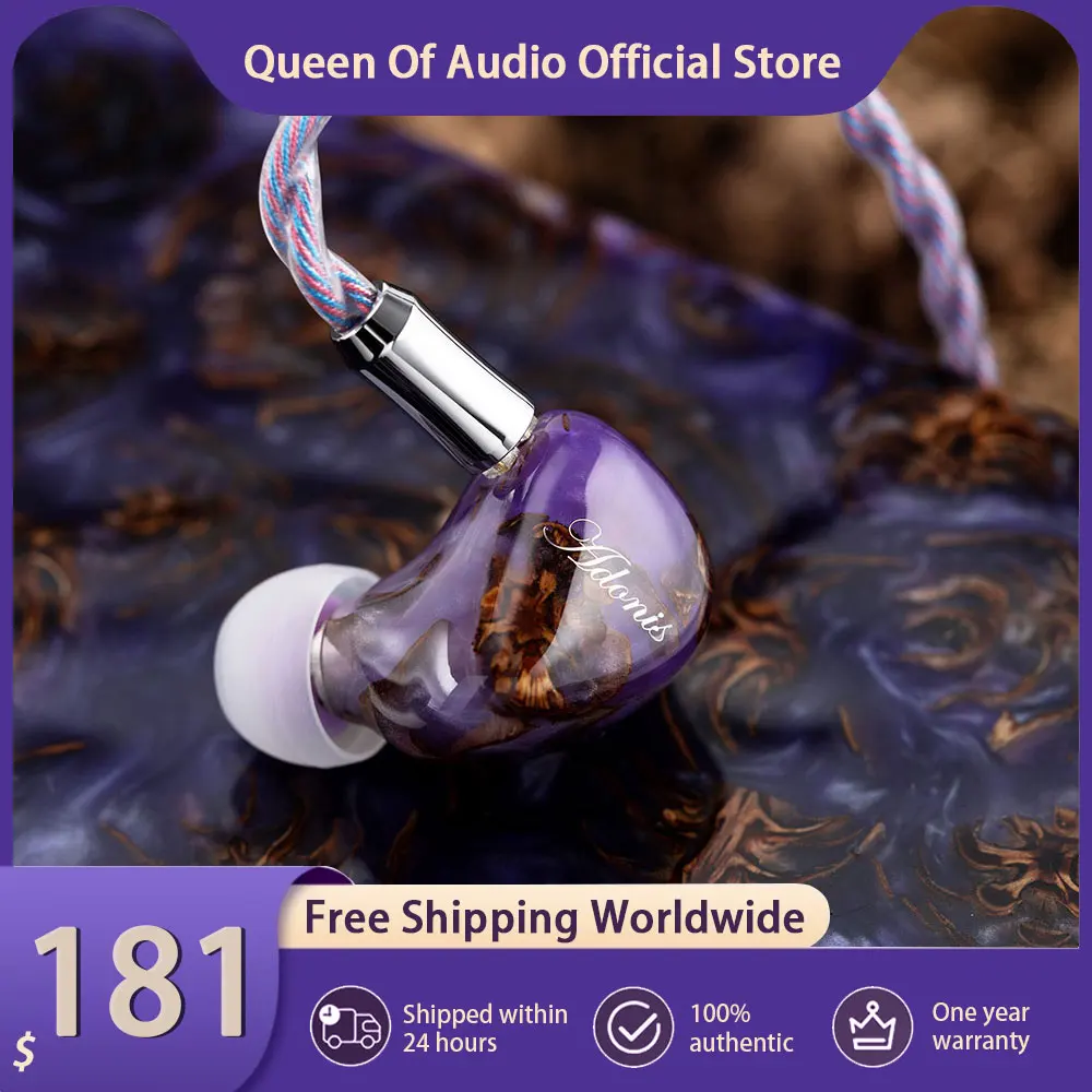 QoA Adonis New In Ear Earphones 1DD+2BA Hybrid Pinecone Resin Shell IEMs With 3.5mm 4.4mm Headphone Plug Earbuds Cable Headset
QoA Adonis New In Ear Earphones 1DD+2BA Hybrid Pinecone Resin Shell IEMs With 3.5mm 4.4mm Headphone Plug Earbuds Cable Headset