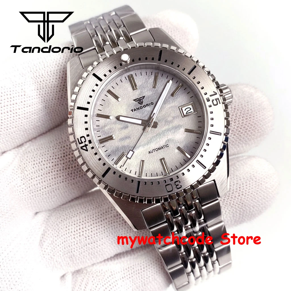 Tandorio New 62MAS Style Grey Dial Sapphire Glass 40mm Automatic Men Mechanical Watch 20ATM Waterproof Japan NH35A Movement 2025
Tandorio New 62MAS Style Grey Dial Sapphire Glass 40mm Automatic Men Mechanical Watch 20ATM Waterproof Japan NH35A Movement 2025