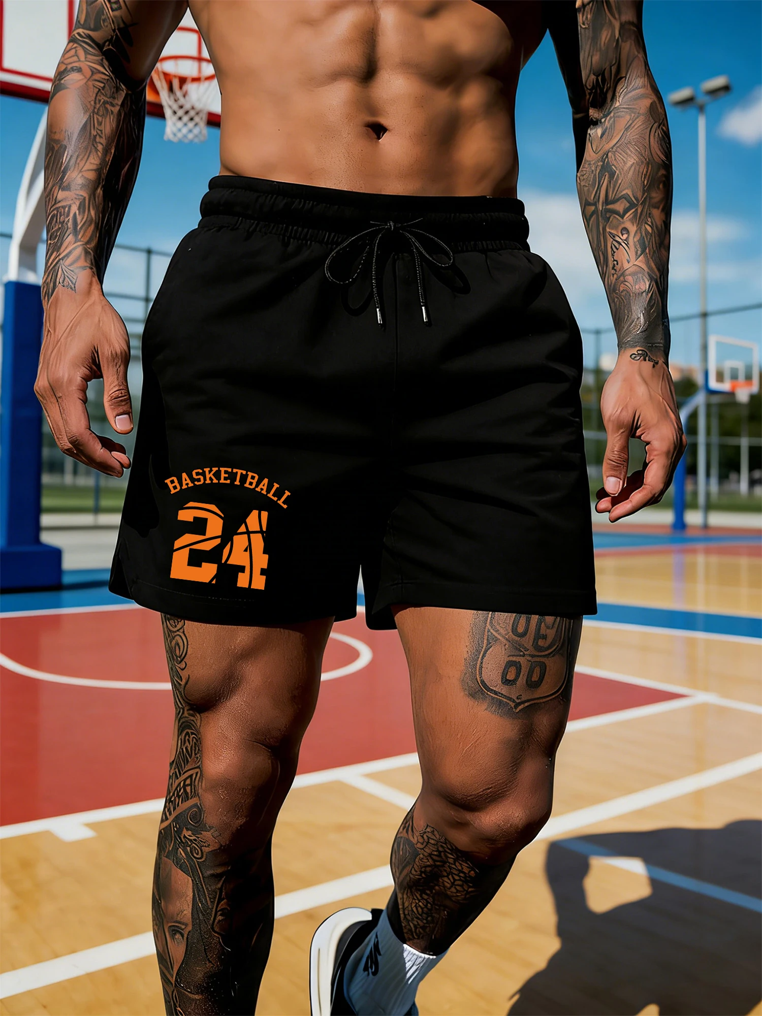 Playing Basketball On The 24Th Pocket Shorts Men Casual Clothing Unisex Fashion Retro Wide-Leg Pants Loose Drawstring Pant
Playing Basketball On The 24Th Pocket Shorts Men Casual Clothing Unisex Fashion Retro Wide-Leg Pants Loose Drawstring Pant