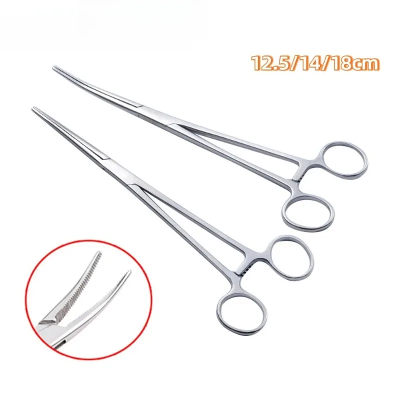 1pcs Stainless Steel Locking Forceps Arterial Surgical Clips Curved Straight Fishhook Forceps Hemostatic Forceps Hand Tools
1pcs Stainless Steel Locking Forceps Arterial Surgical Clips Curved Straight Fishhook Forceps Hemostatic Forceps Hand Tools