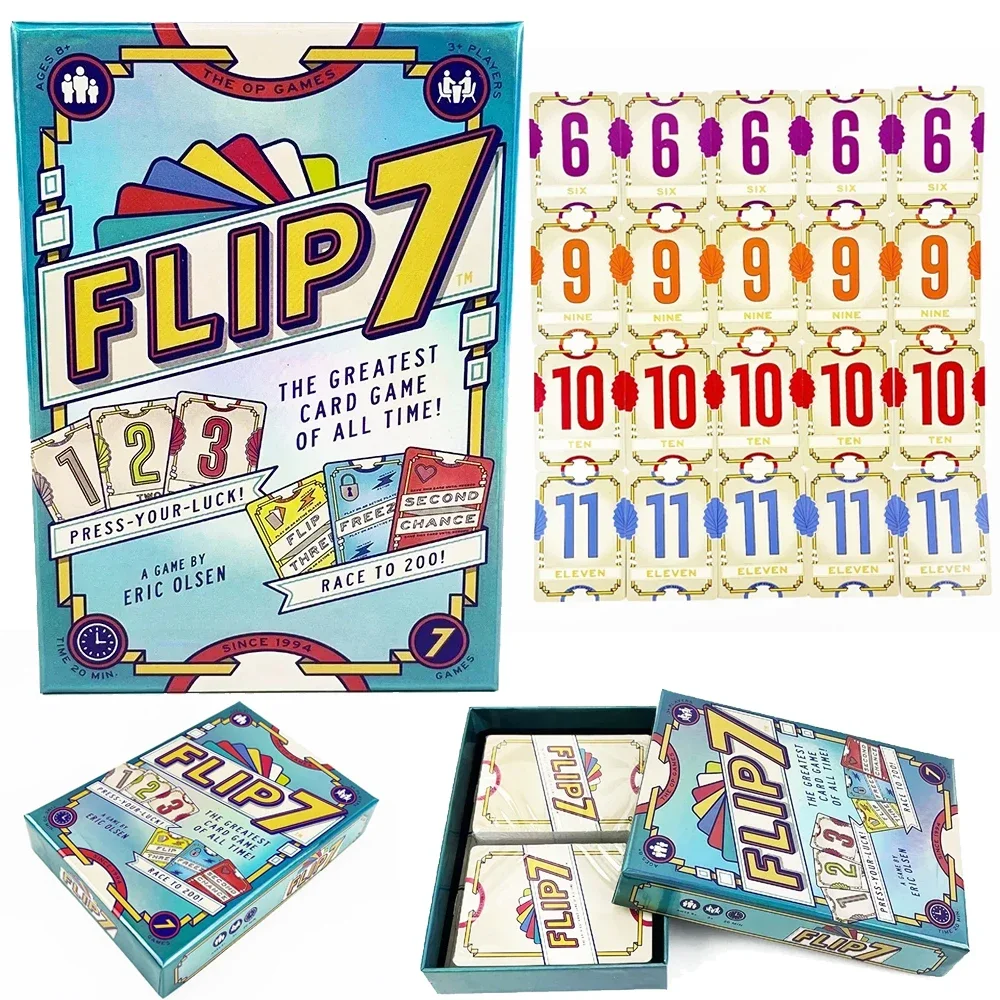 /*- New Board Game FLIP 7 Excitement: A Must-Have Family and Friends Card Game for Memorable Game Nights and Gathering Fun
/*- New Board Game FLIP 7 Excitement: A Must-Have Family and Friends Card Game for Memorable Game Nights and Gathering Fun