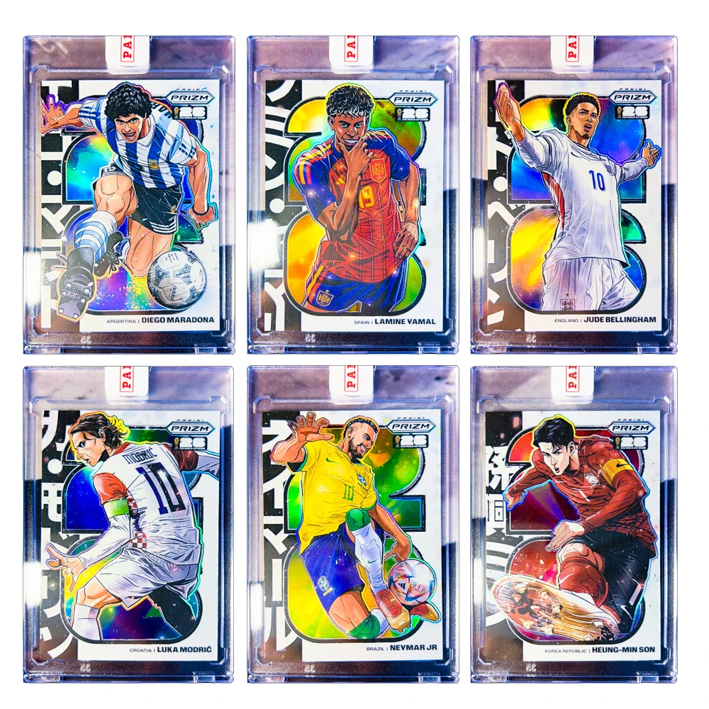 MANGA 2026 DIY world cup homemade Neymar Yamal Maradona Cristiano Ronaldo Messi Mbappe Modric Bellingham Holo Flash Card Brick
MANGA 2026 DIY world cup homemade Neymar Yamal Maradona Cristiano Ronaldo Messi Mbappe Modric Bellingham Holo Flash Card Brick