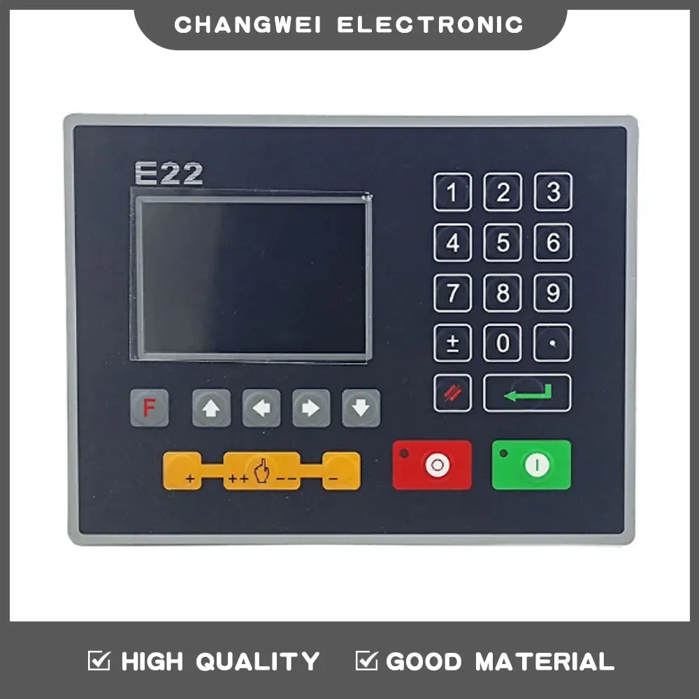 Offline E22 CNC system shearing machine digital display system set servo motor controller bending machine display
Offline E22 CNC system shearing machine digital display system set servo motor controller bending machine display