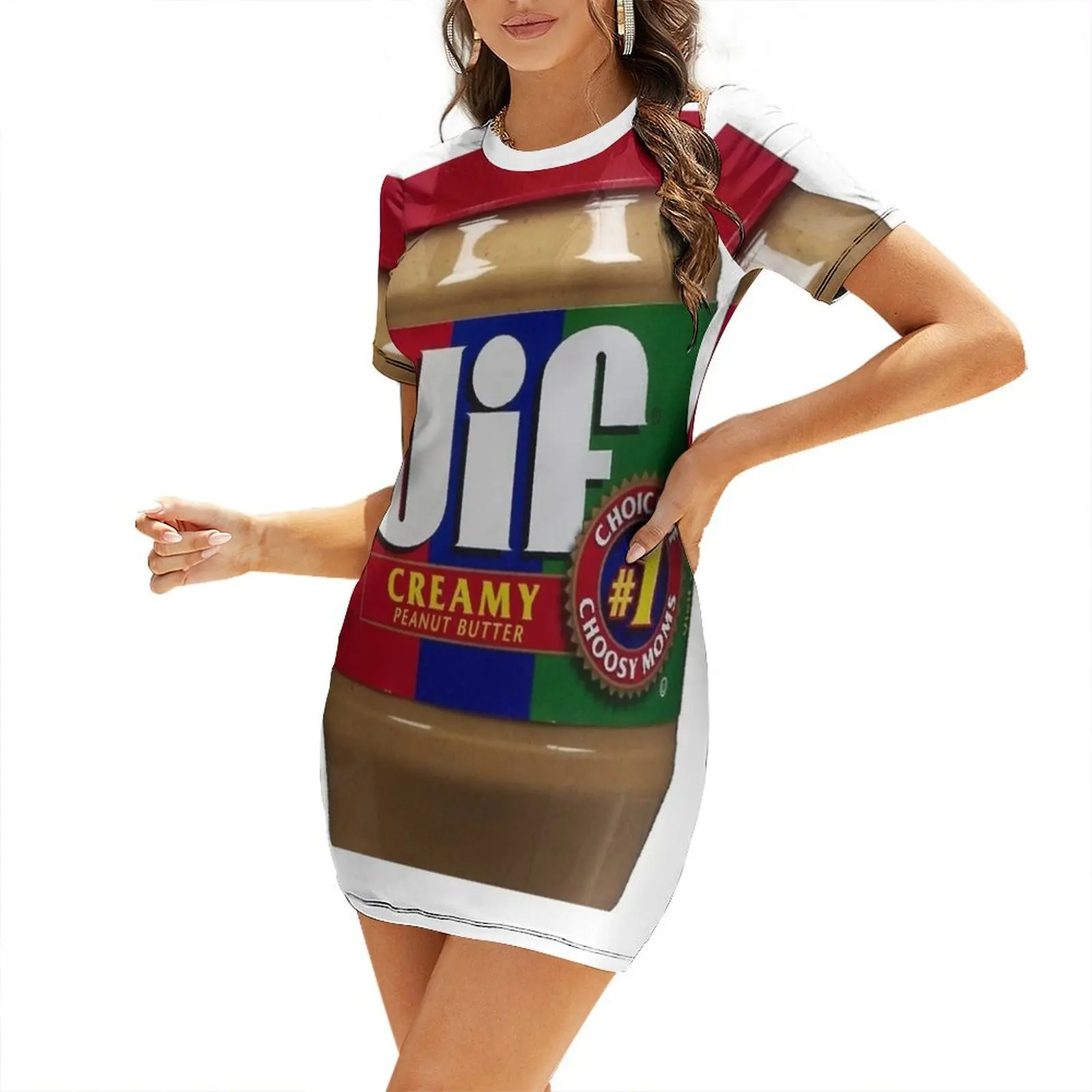 Jif Peanut Butter (Extra Creamy) - Short Sleeved Dress prom dresses 2025 Casual dresses evening dress Dress
Jif Peanut Butter (Extra Creamy) - Short Sleeved Dress prom dresses 2025 Casual dresses evening dress Dress