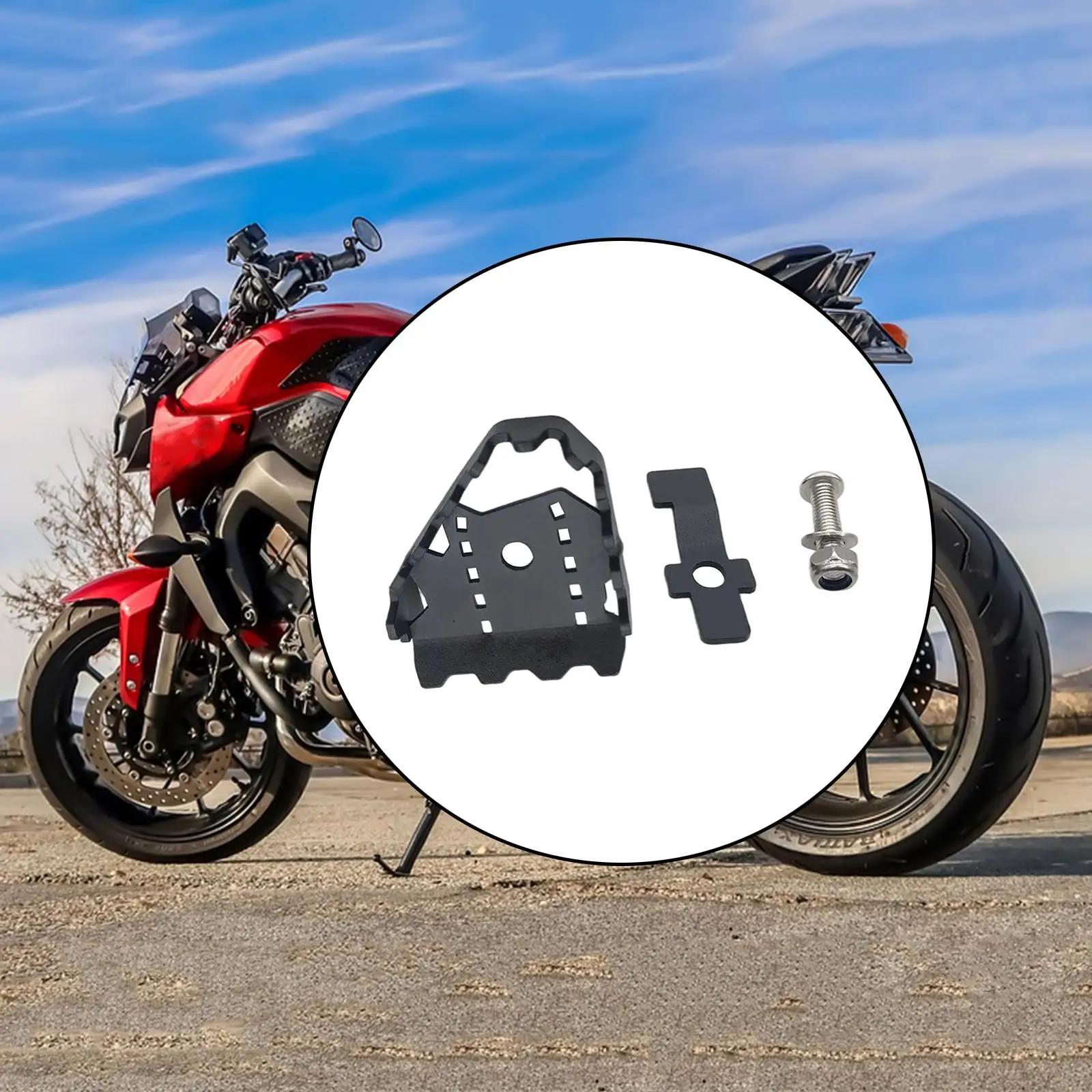 Motorbike Brake Pedal Extension Step Enlarge Peg Pad Extender Suitable TENERE700 XTZ700 2019-2021, Non Spare Parts
Motorbike Brake Pedal Extension Step Enlarge Peg Pad Extender Suitable TENERE700 XTZ700 2019-2021, Non Spare Parts