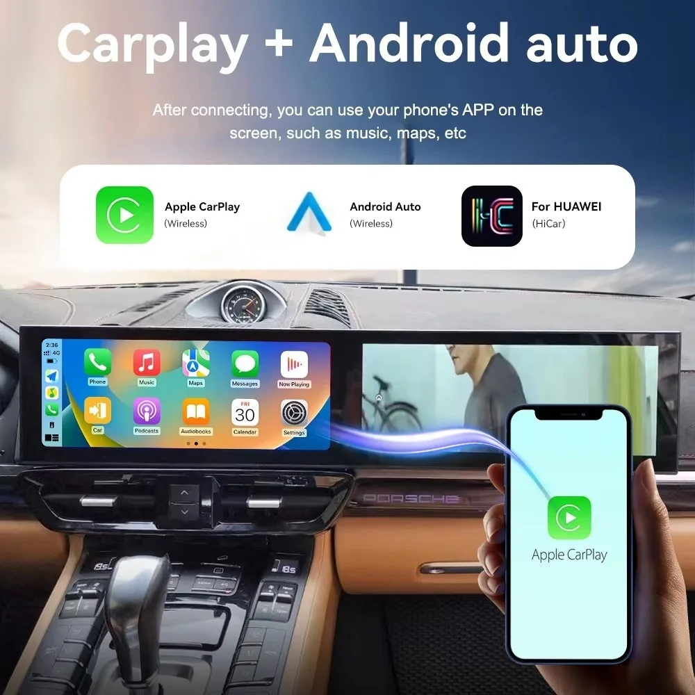 Carplay Dual Screen Android 13 Multimedia Auto Stereo Video Navigation Car Radio For Porsche Cayenne 2010 - 2017 Interactive
Carplay Dual Screen Android 13 Multimedia Auto Stereo Video Navigation Car Radio For Porsche Cayenne 2010 - 2017 Interactive