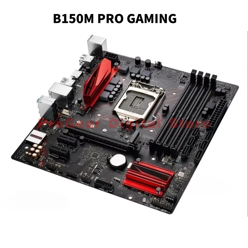 Used for ASUS B150M PRO GAMING LGA1151 Intel B150 mATX DDR4 Motherboard Supports i7-7700K
Used for ASUS B150M PRO GAMING LGA1151 Intel B150 mATX DDR4 Motherboard Supports i7-7700K
