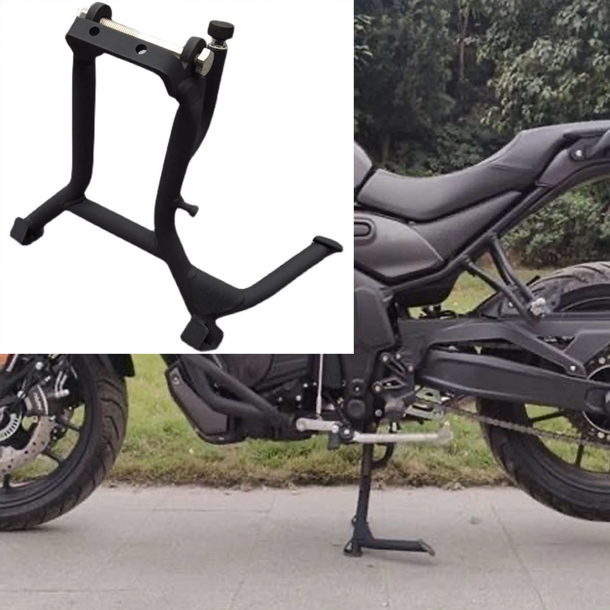 motorcycle parking rack large support frame large tripod main station frame foot support FIT for VOGE 500AC/525R/5252AC
motorcycle parking rack large support frame large tripod main station frame foot support FIT for VOGE 500AC/525R/5252AC