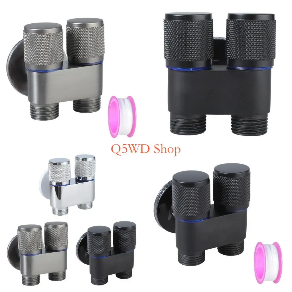 Q5WD Washing Machine Faucet Triangles Valves 1/2inch Double Control Valves
Q5WD Washing Machine Faucet Triangles Valves 1/2inch Double Control Valves
