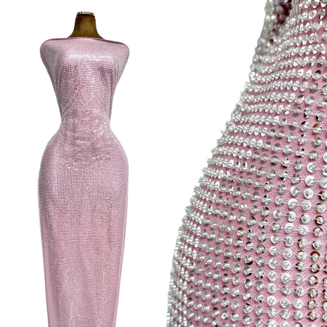 Luxury Pink High Quality French Sequins Lace Fabric African Lace Fabric 5 Yards for Nigeria Wedding Party Dress
Luxury Pink High Quality French Sequins Lace Fabric African Lace Fabric 5 Yards for Nigeria Wedding Party Dress