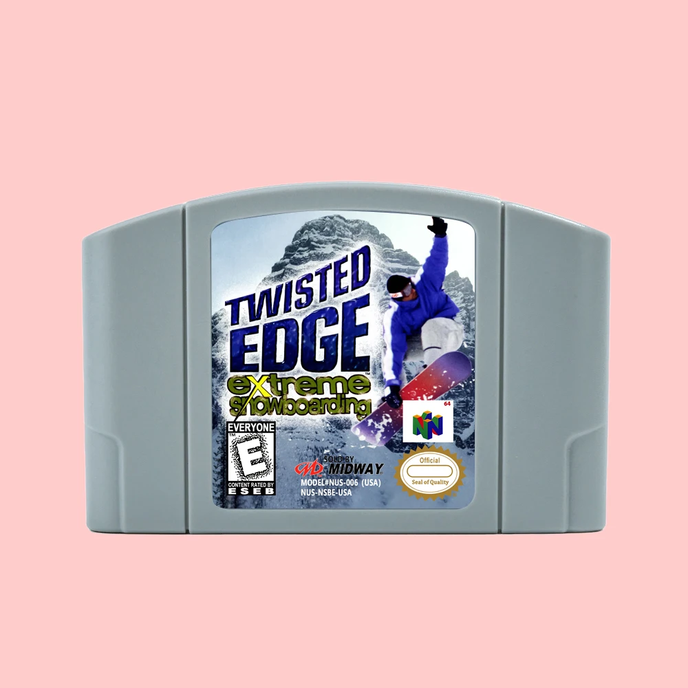 Twisted Edge Extreme Snowboarding Game Cartridge For N64 USA NTSC Retro 64 Bit Game Consoles
Twisted Edge Extreme Snowboarding Game Cartridge For N64 USA NTSC Retro 64 Bit Game Consoles