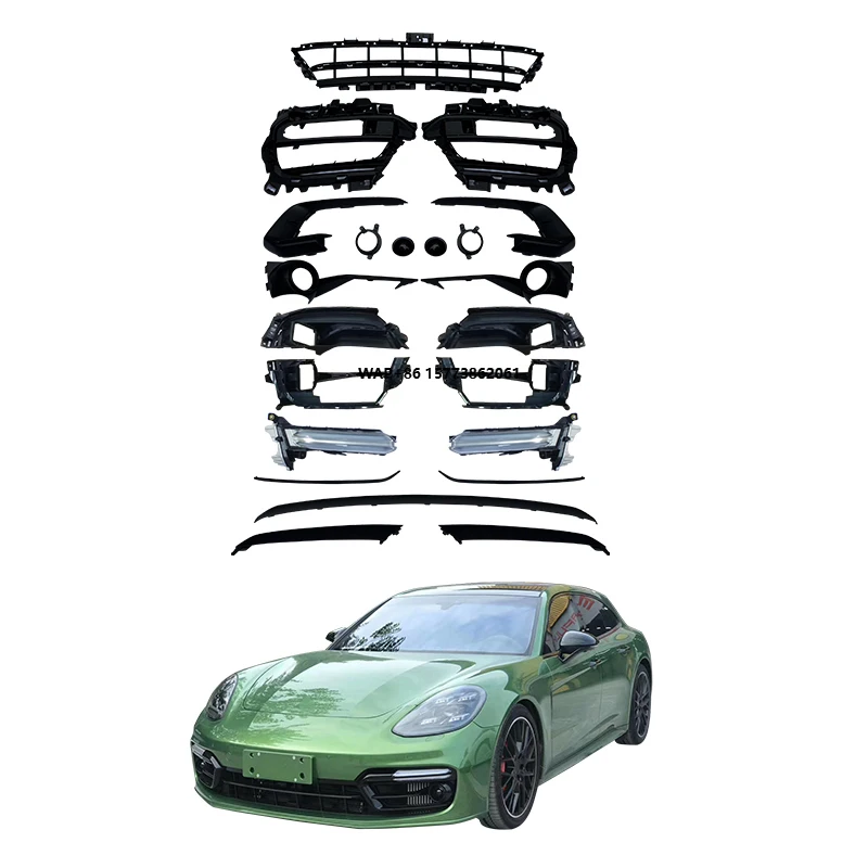 New 2021-2023 Sport Design Front Bumper & GTS Grille Kit with Fog Light Bolt-On Universal Fitment for for 971
New 2021-2023 Sport Design Front Bumper & GTS Grille Kit with Fog Light Bolt-On Universal Fitment for for 971