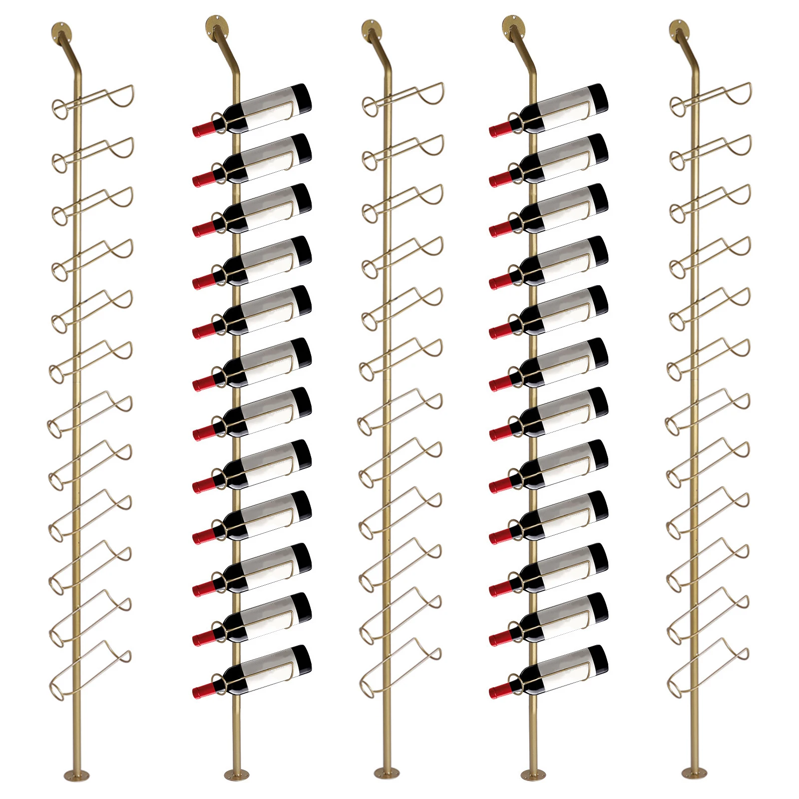 Металлическая подставка для 12 винных бутылок (3/6 упаковок), экономия места для бара, погреба, кухни, столовой
Металлическая подставка для 12 винных бутылок (3/6 упаковок), экономия места для бара, погреба, кухни, столовой