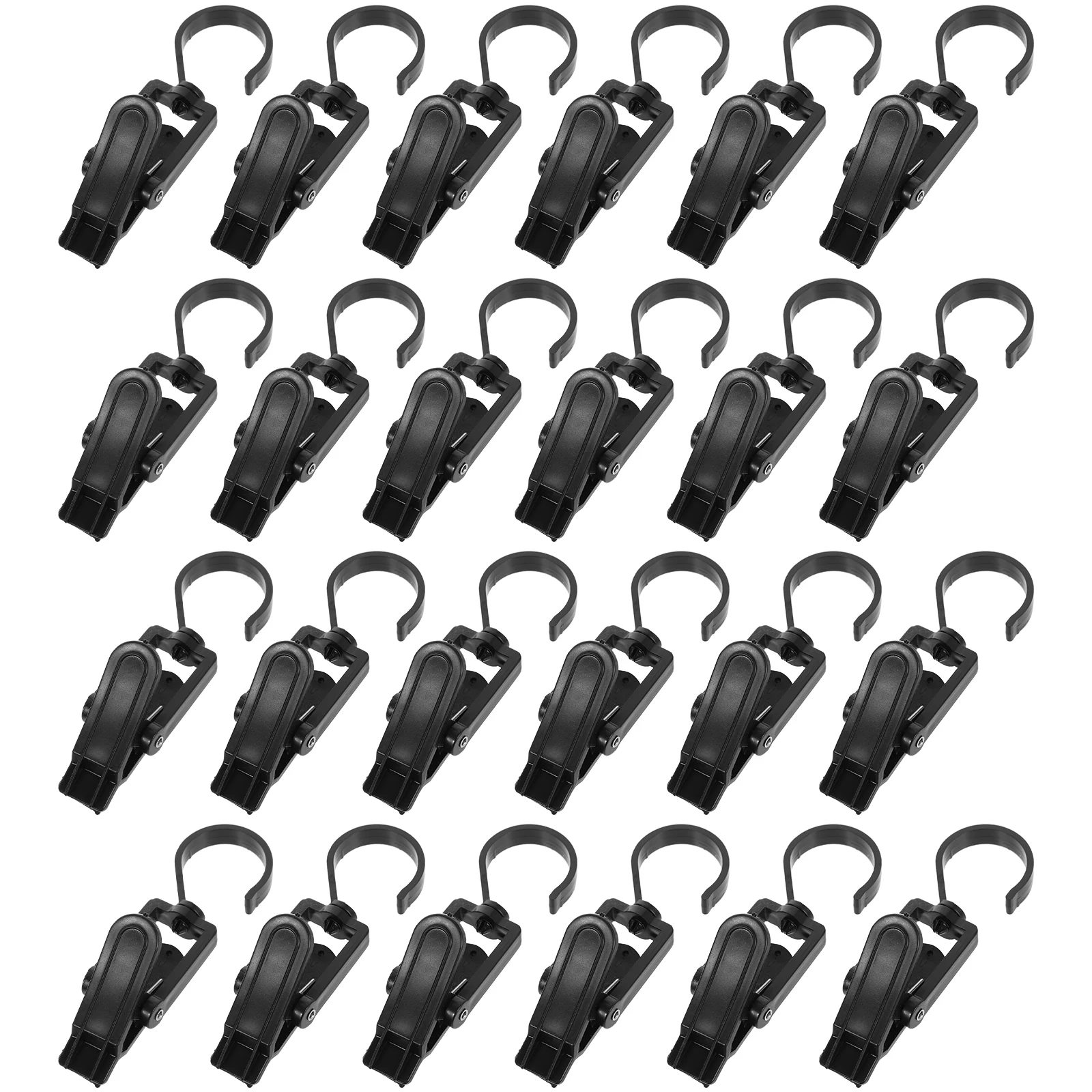 50 pcs Plastic Hangers Rotatable Hat Clips for Curtains Socks Clothes Towel Pegs Black Swivel Hooks Versatile Home Use
50 pcs Plastic Hangers Rotatable Hat Clips for Curtains Socks Clothes Towel Pegs Black Swivel Hooks Versatile Home Use