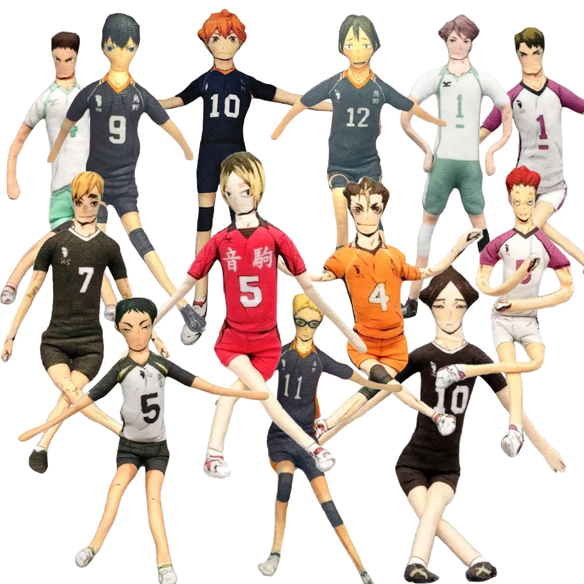 Hinata Shoyo Anime Plush toy Tobio Kageyama figure Oikawa Tooru plush Tsukishima Ke Kozume Kenma Plush doll Funny Christmas Gift 
Hinata Shoyo Anime Plush toy Tobio Kageyama figure Oikawa Tooru plush Tsukishima Ke Kozume Kenma Plush doll Funny Christmas Gift
