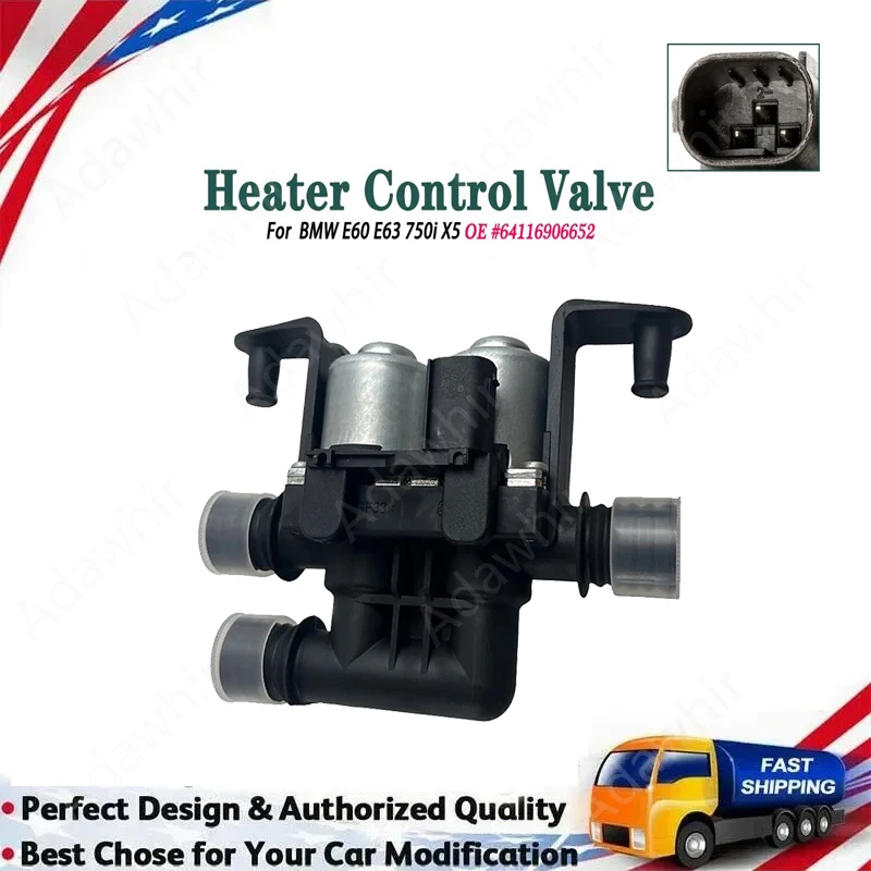 Heater Control Valve 64116906652 For BMW E60 E63 E65 E66 535i XDrive 535xi 545i 550i 645Ci X5 5 6 7 Series
Heater Control Valve 64116906652 For BMW E60 E63 E65 E66 535i XDrive 535xi 545i 550i 645Ci X5 5 6 7 Series