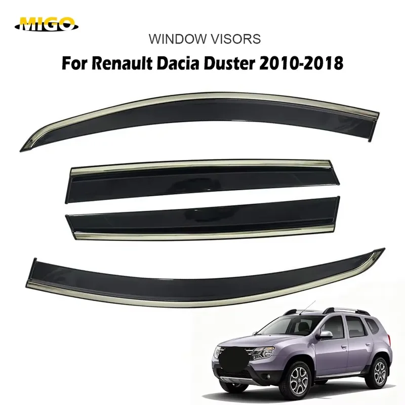 Rain Guard Deflector Car Window Deflectors for Renault Dacia Duster 2010-2018 Thickened Unbreakable All-Weather Protection
Rain Guard Deflector Car Window Deflectors for Renault Dacia Duster 2010-2018 Thickened Unbreakable All-Weather Protection