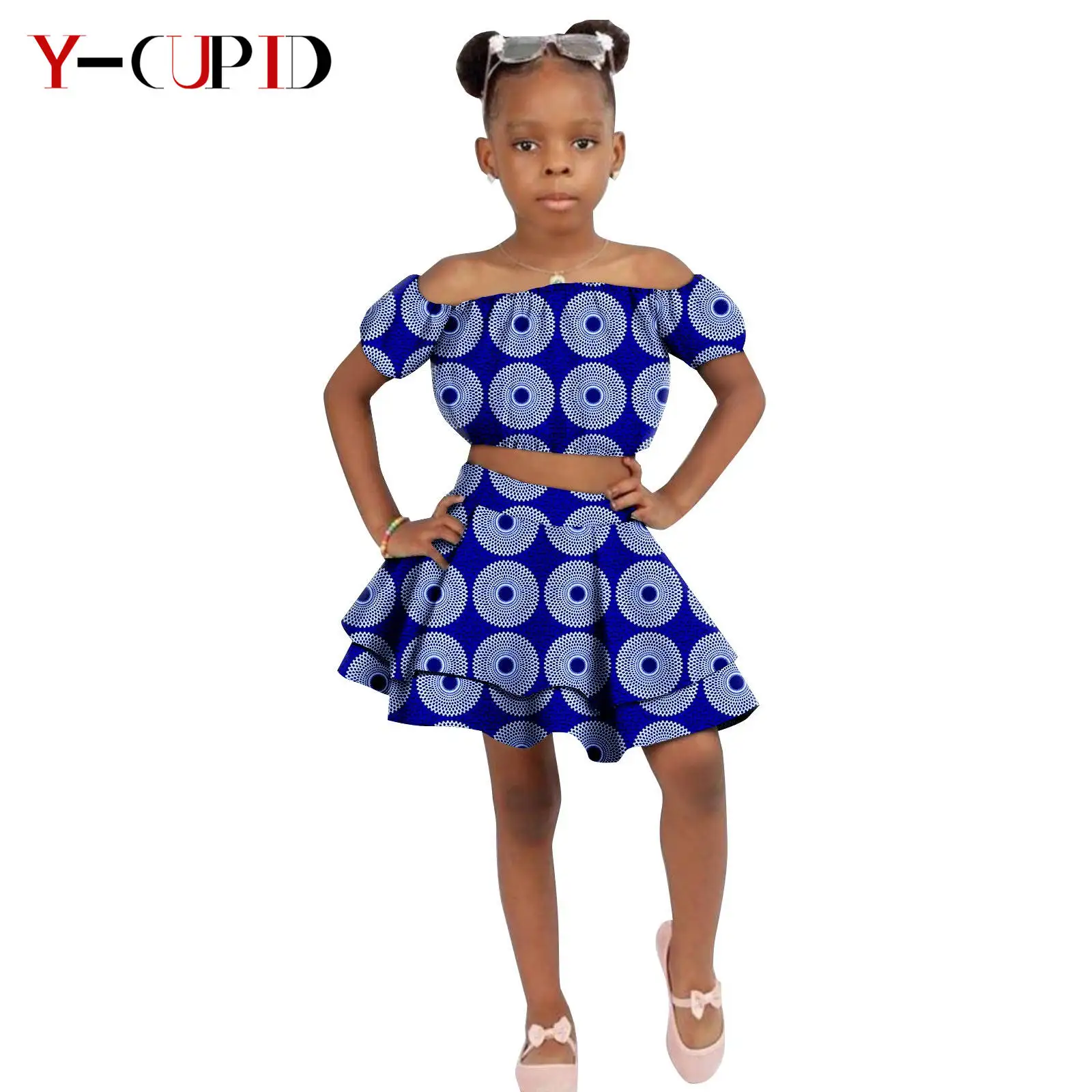 African Clothes for Kids Fashion Baby Girls Print Crop Top and Ruffles Skirt Sets Bazin Riche Casual Children Clothing 2446029
African Clothes for Kids Fashion Baby Girls Print Crop Top and Ruffles Skirt Sets Bazin Riche Casual Children Clothing 2446029
