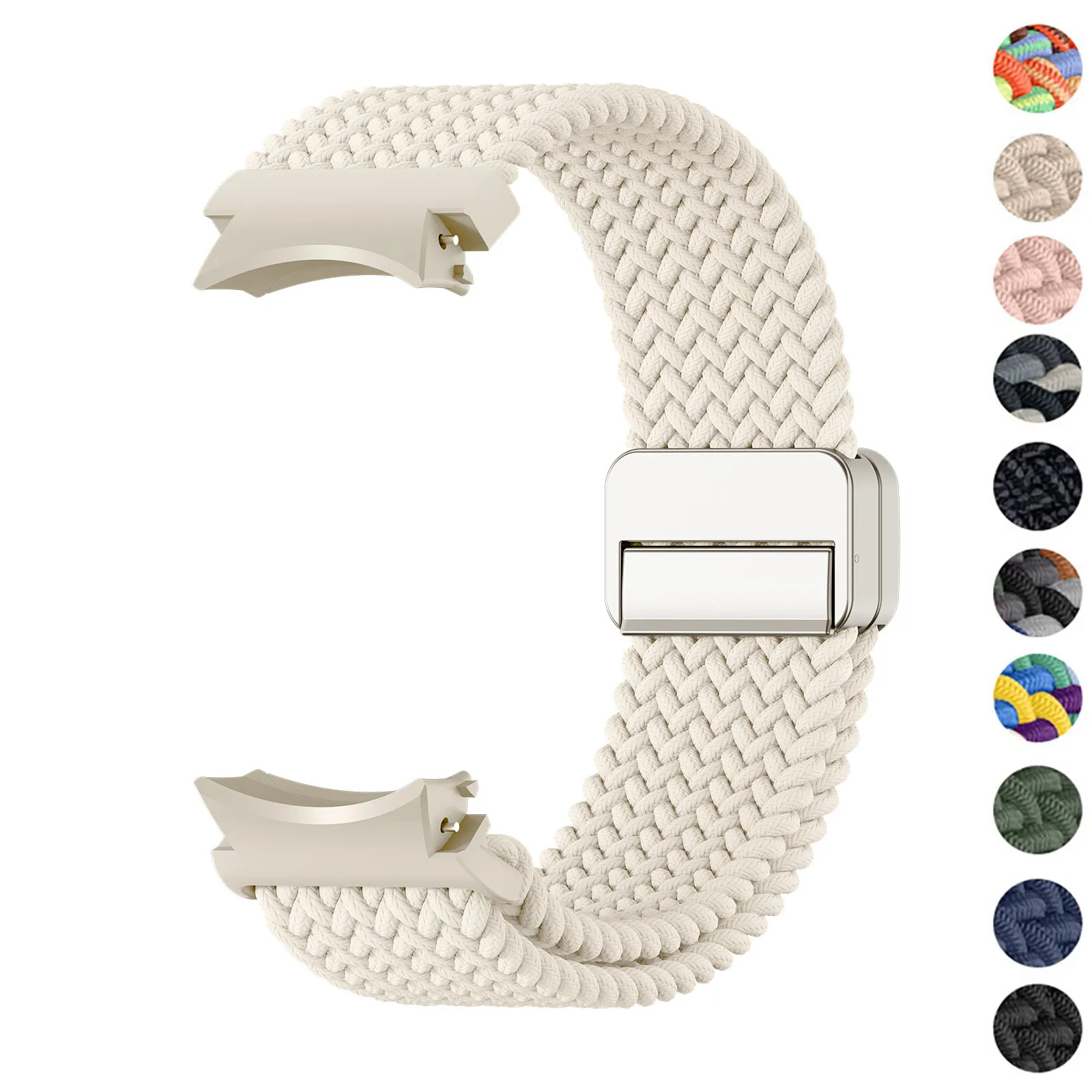 Band For Samsung Galaxy Watch 7 6 5 4 44mm 40mm/5 pro magnetic Braided bracelet Galaxy watch6 watch4 classic 47 43 No Gaps strap
Band For Samsung Galaxy Watch 7 6 5 4 44mm 40mm/5 pro magnetic Braided bracelet Galaxy watch6 watch4 classic 47 43 No Gaps strap