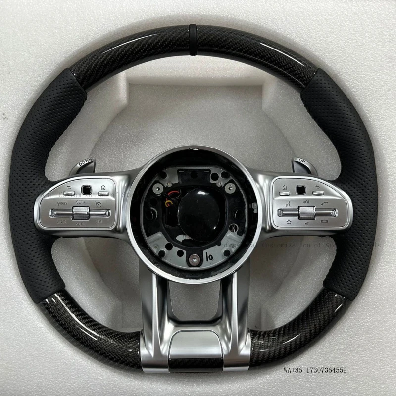 Suitable for Mercedes-Benz older models modified with AMG carbon fiber steering wheel, specifically for AECSG-class GLC260, GLE,
Suitable for Mercedes-Benz older models modified with AMG carbon fiber steering wheel, specifically for AECSG-class GLC260, GLE,