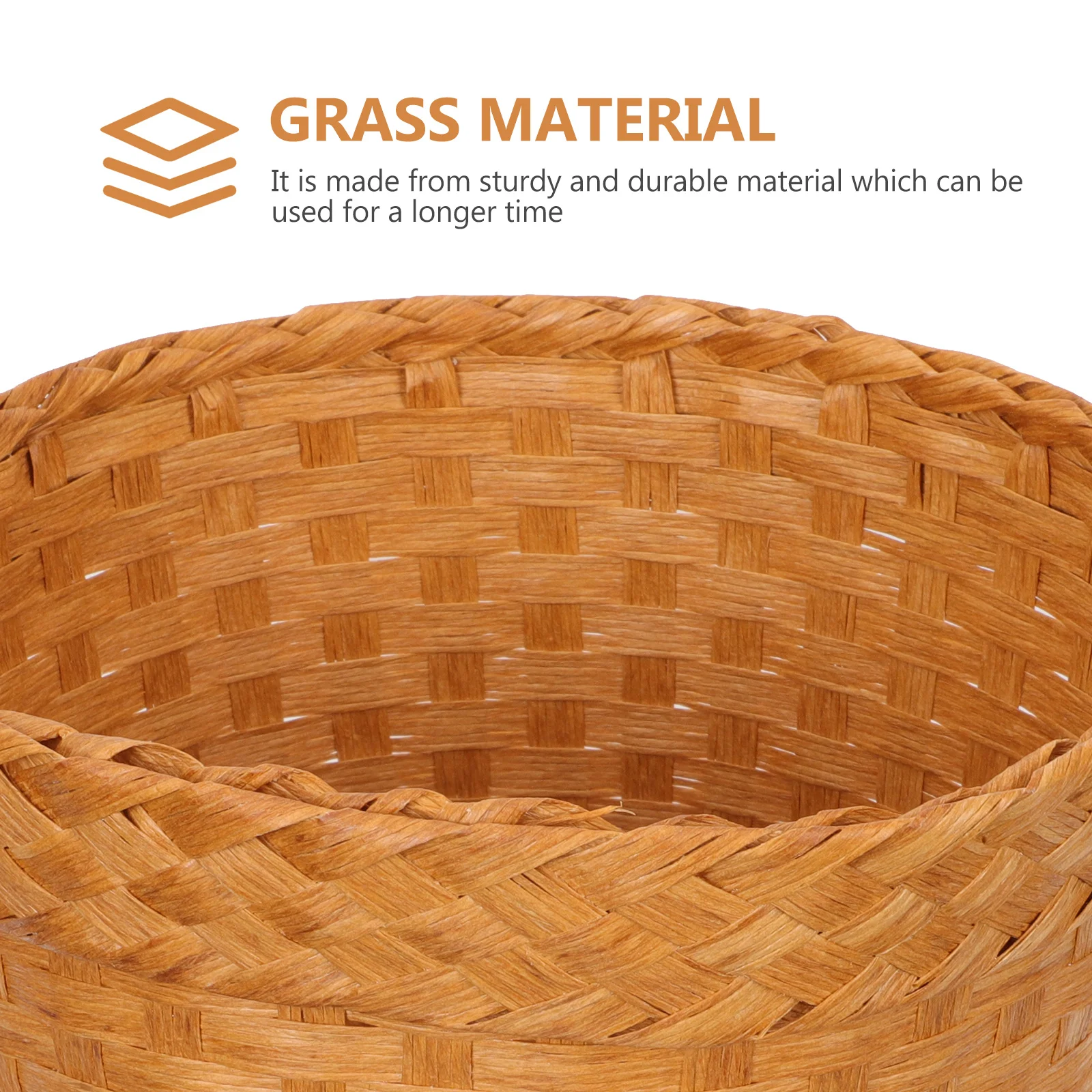 1Pcs Sturdy Grass Woven Waste Basket Multipurpose Storage Container Trash Holder Kitchen Office Home Large Capacity Basket
1Pcs Sturdy Grass Woven Waste Basket Multipurpose Storage Container Trash Holder Kitchen Office Home Large Capacity Basket