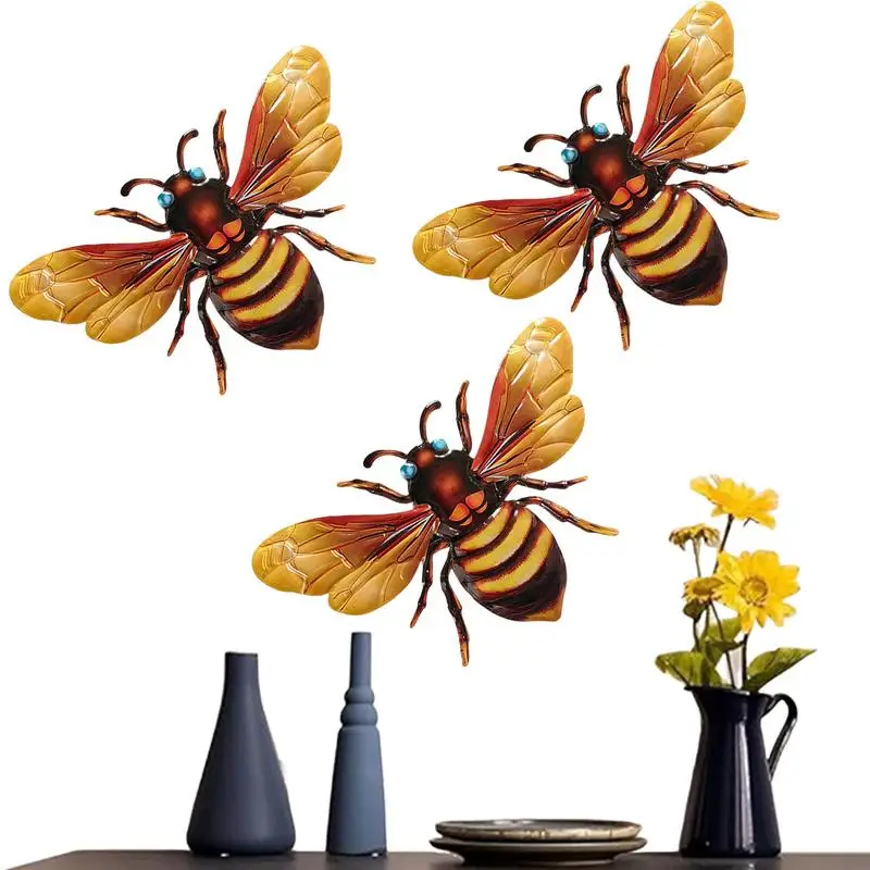 Настенное искусство Bee 3d настенное искусство 3X металлические украшения для детской, ванной комнаты, кухни, устойчивые к атмосферным воздействиям, нержавеющие скульптуры
Настенное искусство Bee 3d настенное искусство 3X металлические украшения для детской, ванной комнаты, кухни, устойчивые к атмосферным воздействиям, нержавеющие скульптуры