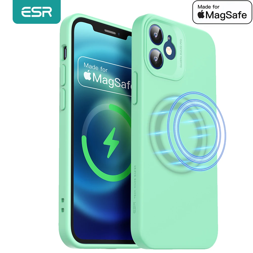 ESR MFI MagSafe чехол для iPhone 12 HolaLock Магнитный чехол Защита объектива камеры Силиконовая задняя крышка для iPhone 12 Pro Max подарки
ESR MFI MagSafe чехол для iPhone 12 HolaLock Магнитный чехол Защита объектива камеры Силиконовая задняя крышка для iPhone 12 Pro Max подарки