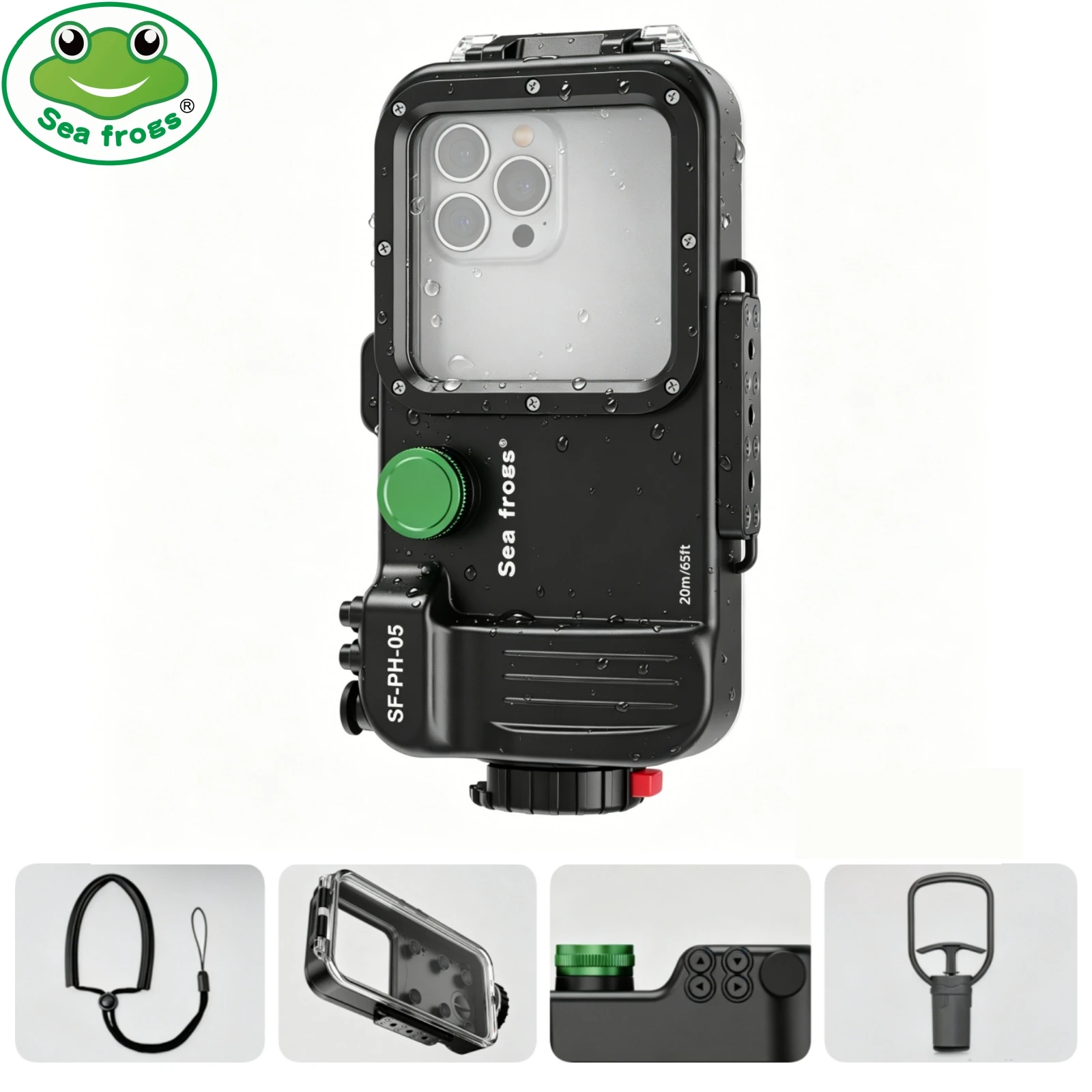 Seafrogs For Iphone 17 16 Pro Max 20m/65ft Diving Snorkeling Underwater Waterproof Operated Photo Video Case for Huawei Xiaomi
Seafrogs For Iphone 17 16 Pro Max 20m/65ft Diving Snorkeling Underwater Waterproof Operated Photo Video Case for Huawei Xiaomi
