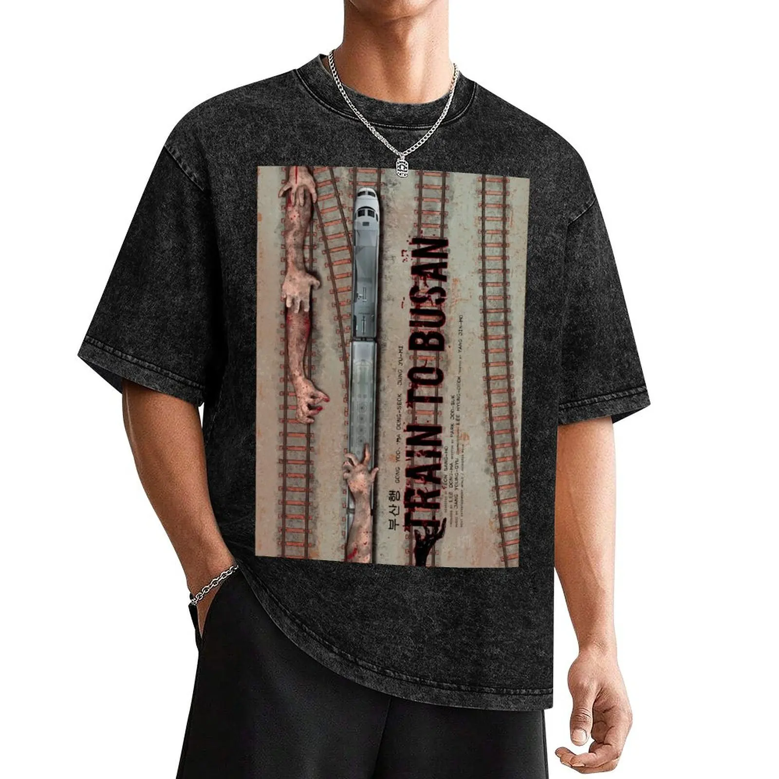 Train To Busan T-Shirt Personalized t-shirt graphic tee shirt Short sleeve tee plain black t shirts men
Train To Busan T-Shirt Personalized t-shirt graphic tee shirt Short sleeve tee plain black t shirts men