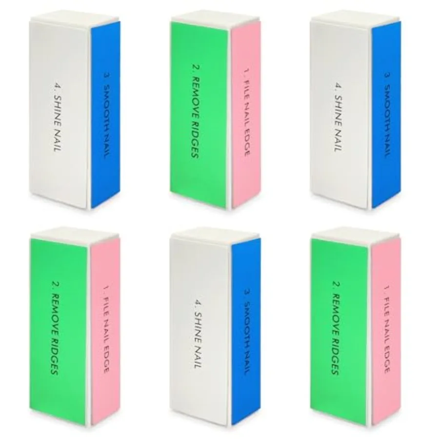 6-Pack Large Square Sponge Nail Buffer Block, 4-Way Nail File and Buffer for Smooth and Shiny Nails, Manicure and Pedicure Esse
6-Pack Large Square Sponge Nail Buffer Block, 4-Way Nail File and Buffer for Smooth and Shiny Nails, Manicure and Pedicure Esse