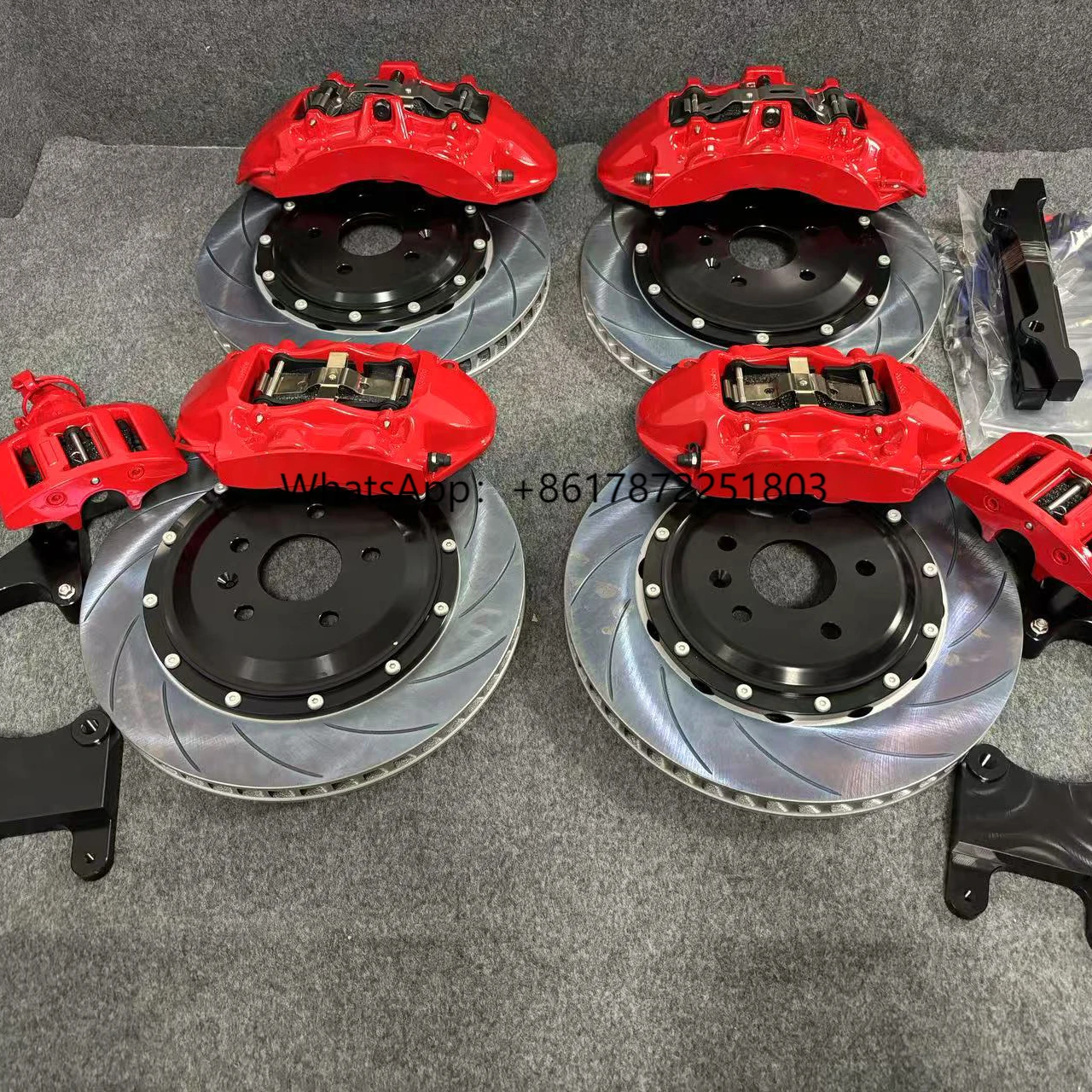 Red Large Brake Kit V6, 6-piston Brake Calipers, GT4, 4-piston Plus Mustang Handbrake for CT4 CT5 XT4 XT5 XT6 CTS CT6 ATS Series
Red Large Brake Kit V6, 6-piston Brake Calipers, GT4, 4-piston Plus Mustang Handbrake for CT4 CT5 XT4 XT5 XT6 CTS CT6 ATS Series