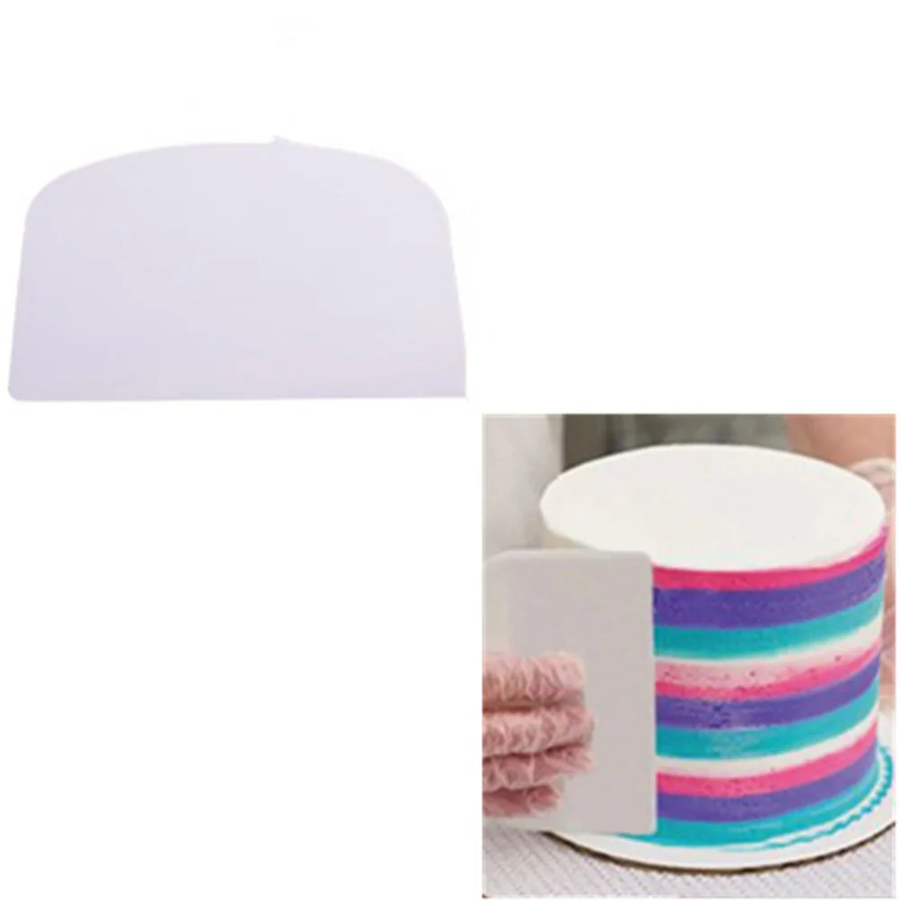 4Pcs Baking Cake Scraper Set White Plastic Decorative Comb Icing Smoother Serrated Edges for Spreading Shaping Smoothing Pattern
4Pcs Baking Cake Scraper Set White Plastic Decorative Comb Icing Smoother Serrated Edges for Spreading Shaping Smoothing Pattern