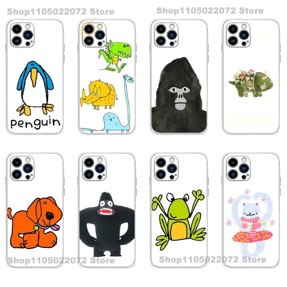 Cute Cartoon Animal Phone Case For iPhone 17,16,15,14,13,12,11 X,Plus,Pro,Max,XR,Plus,E,Mini Transparent Soft Cover
Cute Cartoon Animal Phone Case For iPhone 17,16,15,14,13,12,11 X,Plus,Pro,Max,XR,Plus,E,Mini Transparent Soft Cover