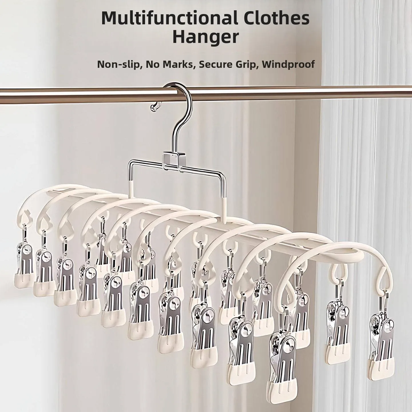 Baby Clothes Drying Clamp Strong Pants Hanger with Clip Trouser Clip Home Use Seamless Hanging Clothes Storage Tool
Baby Clothes Drying Clamp Strong Pants Hanger with Clip Trouser Clip Home Use Seamless Hanging Clothes Storage Tool