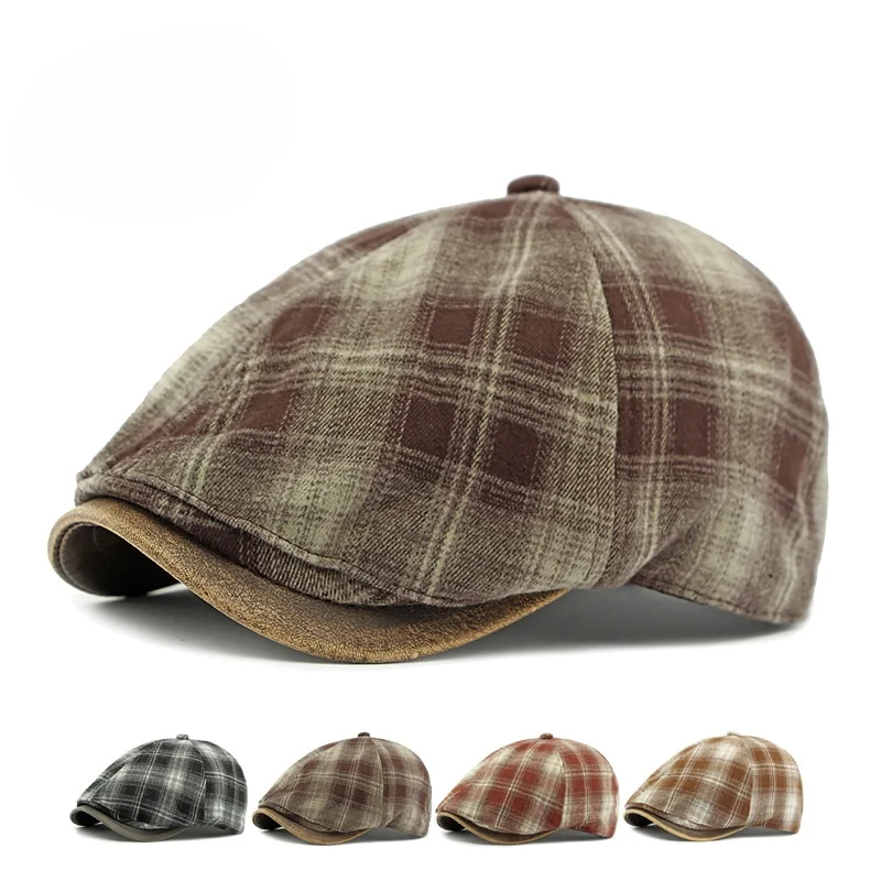 Береты унисекс на весну, осень и зиму, фуражки в клетку тартан, художественные винтажные шапки художника, кепки вперед
Береты унисекс на весну, осень и зиму, фуражки в клетку тартан, художественные винтажные шапки художника, кепки вперед