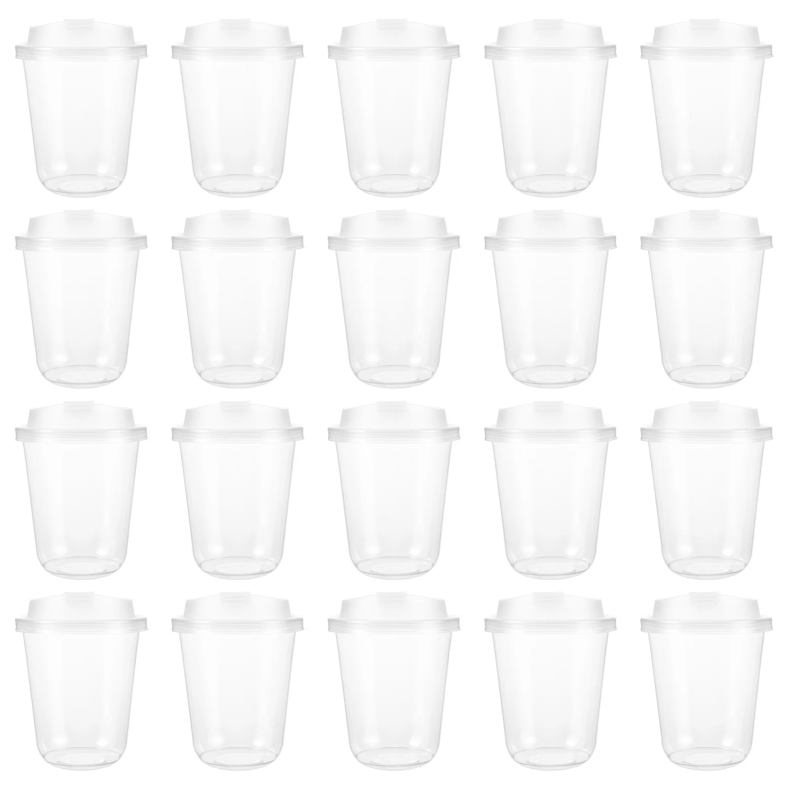 50Pcs Transparent Disposable Coffee Cups with Sip Lids for Iced Coffee Hot Cold Drinks Juice Tea Takeaway Cups
50Pcs Transparent Disposable Coffee Cups with Sip Lids for Iced Coffee Hot Cold Drinks Juice Tea Takeaway Cups