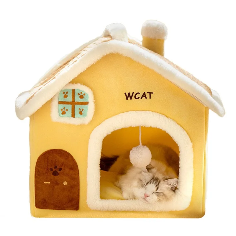 Warm Plush Cat House Bed Enclosed Pet House For Cats And Small Dog Winter Indoors Dog Bed Washable Removable Cushion Nonslip Pet
Warm Plush Cat House Bed Enclosed Pet House For Cats And Small Dog Winter Indoors Dog Bed Washable Removable Cushion Nonslip Pet