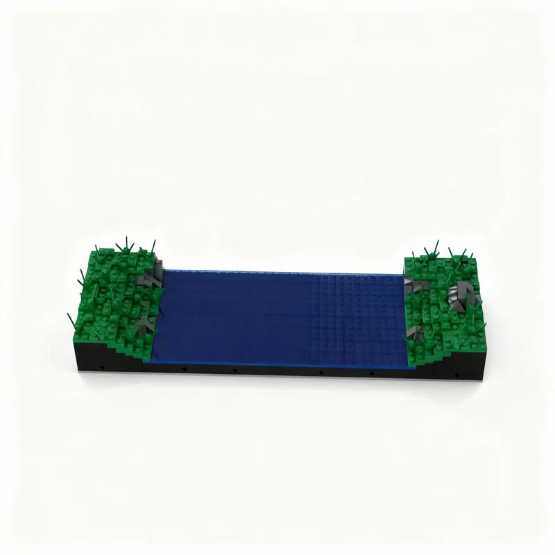 689PCS MOC Street View Modular Terrain Riverbank Transition Model Custom Building Blocks DIY Assembly Display Decor Gift Home
689PCS MOC Street View Modular Terrain Riverbank Transition Model Custom Building Blocks DIY Assembly Display Decor Gift Home