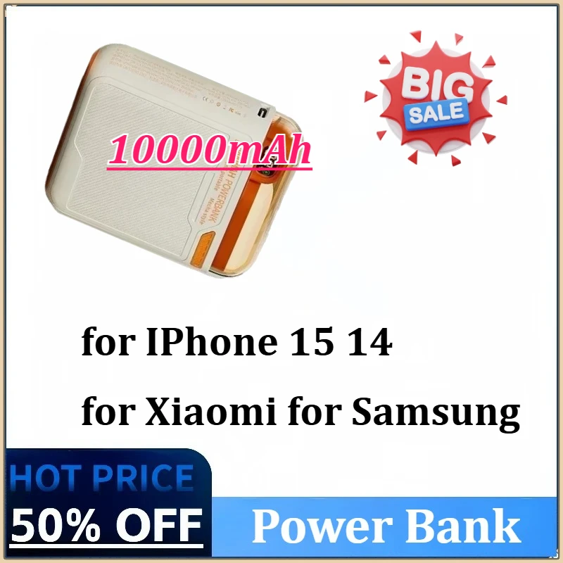 PD20W 10000mAh Magsafe Portable Wireless Power Bank Magnetic Wireless USB C Fast Charger for IPhone 15 14 for Xiaomi for Samsung
PD20W 10000mAh Magsafe Portable Wireless Power Bank Magnetic Wireless USB C Fast Charger for IPhone 15 14 for Xiaomi for Samsung
