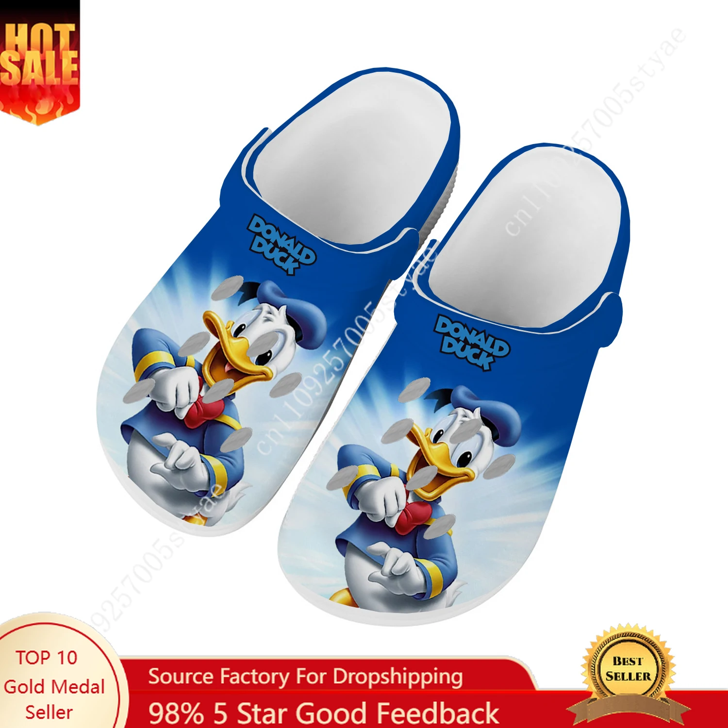 Disney Donald Duck Water Shoes Men Women Comfortable Fashion Home Garden Clogs Customizd Sandals Beach Breathable Hole Slippers
Disney Donald Duck Water Shoes Men Women Comfortable Fashion Home Garden Clogs Customizd Sandals Beach Breathable Hole Slippers