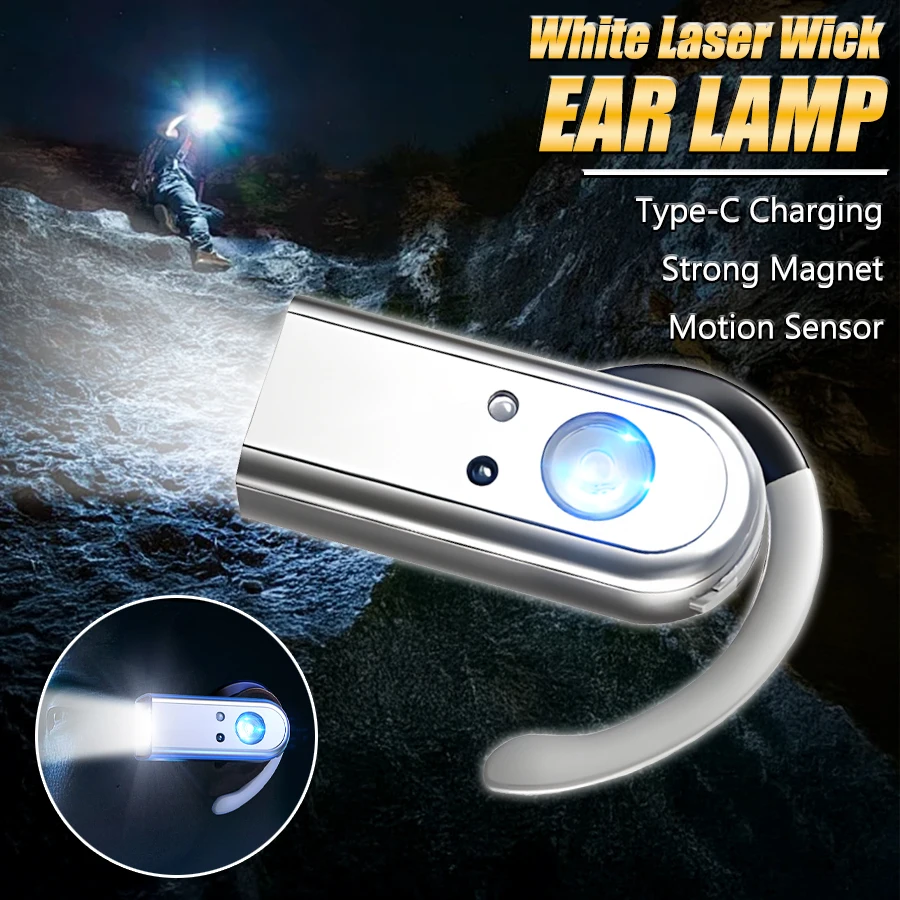 Mini Induction Headlamp Portable COB Headlight USB Rechargeable Ear Lamp Head Flashlight Outdoor Emergency Night Working Lantern
Mini Induction Headlamp Portable COB Headlight USB Rechargeable Ear Lamp Head Flashlight Outdoor Emergency Night Working Lantern