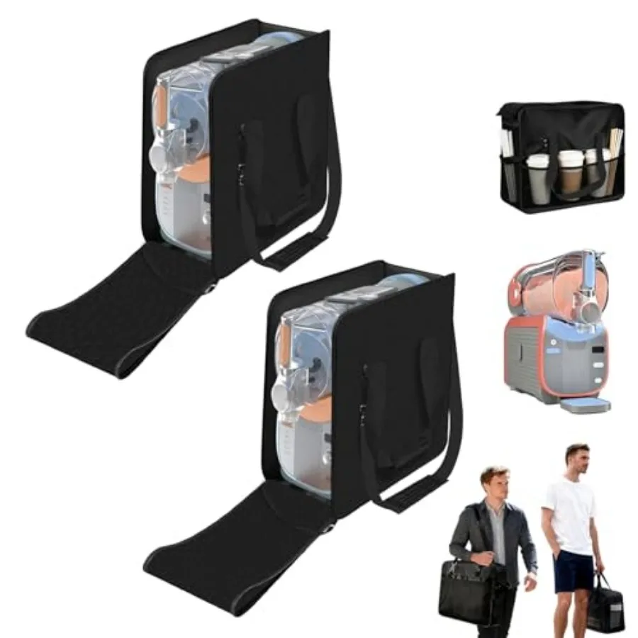 2Pcs Carrying Bag for Ninja Slushie FS605 and FS601, Travel Cover for Ninja Slushie Machine, Front Opening for Easy Access, Car
2Pcs Carrying Bag for Ninja Slushie FS605 and FS601, Travel Cover for Ninja Slushie Machine, Front Opening for Easy Access, Car