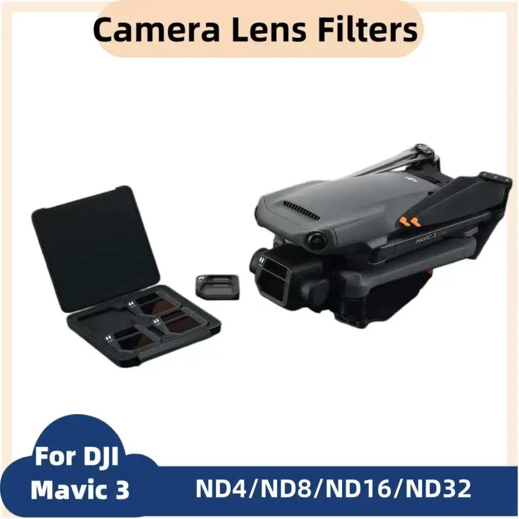 ND4 ND8 ND16 ND32 Filter Set Anti-reflection Lens Filter for Mavic 3/3C Drone Accessories
ND4 ND8 ND16 ND32 Filter Set Anti-reflection Lens Filter for Mavic 3/3C Drone Accessories