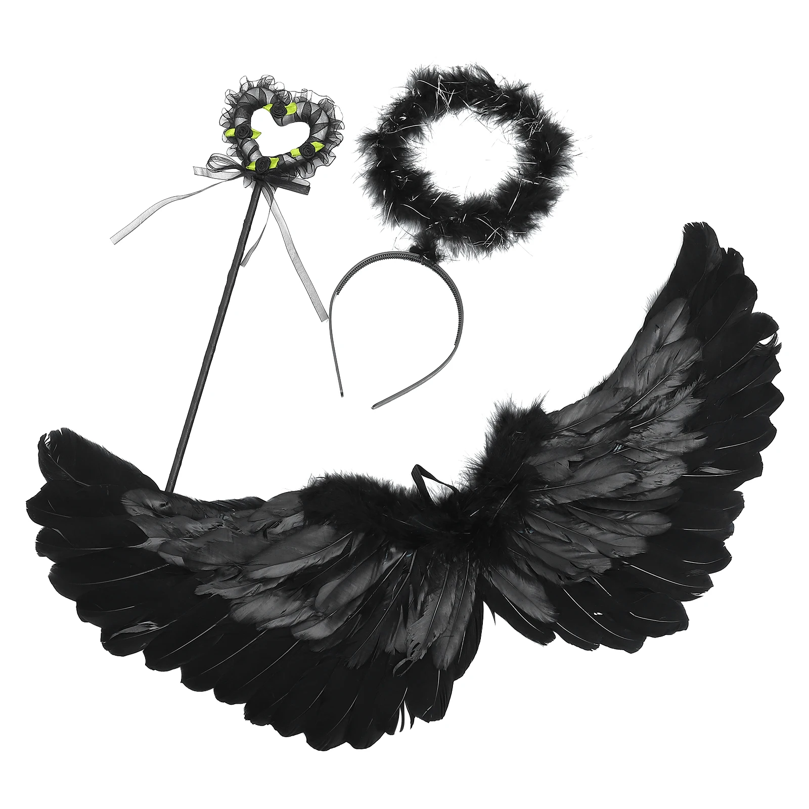 Angel Headband Wings Set Black Small Kids Costume Props Lightweight Stage Performance Photo Shooting Accessories Hair
Angel Headband Wings Set Black Small Kids Costume Props Lightweight Stage Performance Photo Shooting Accessories Hair