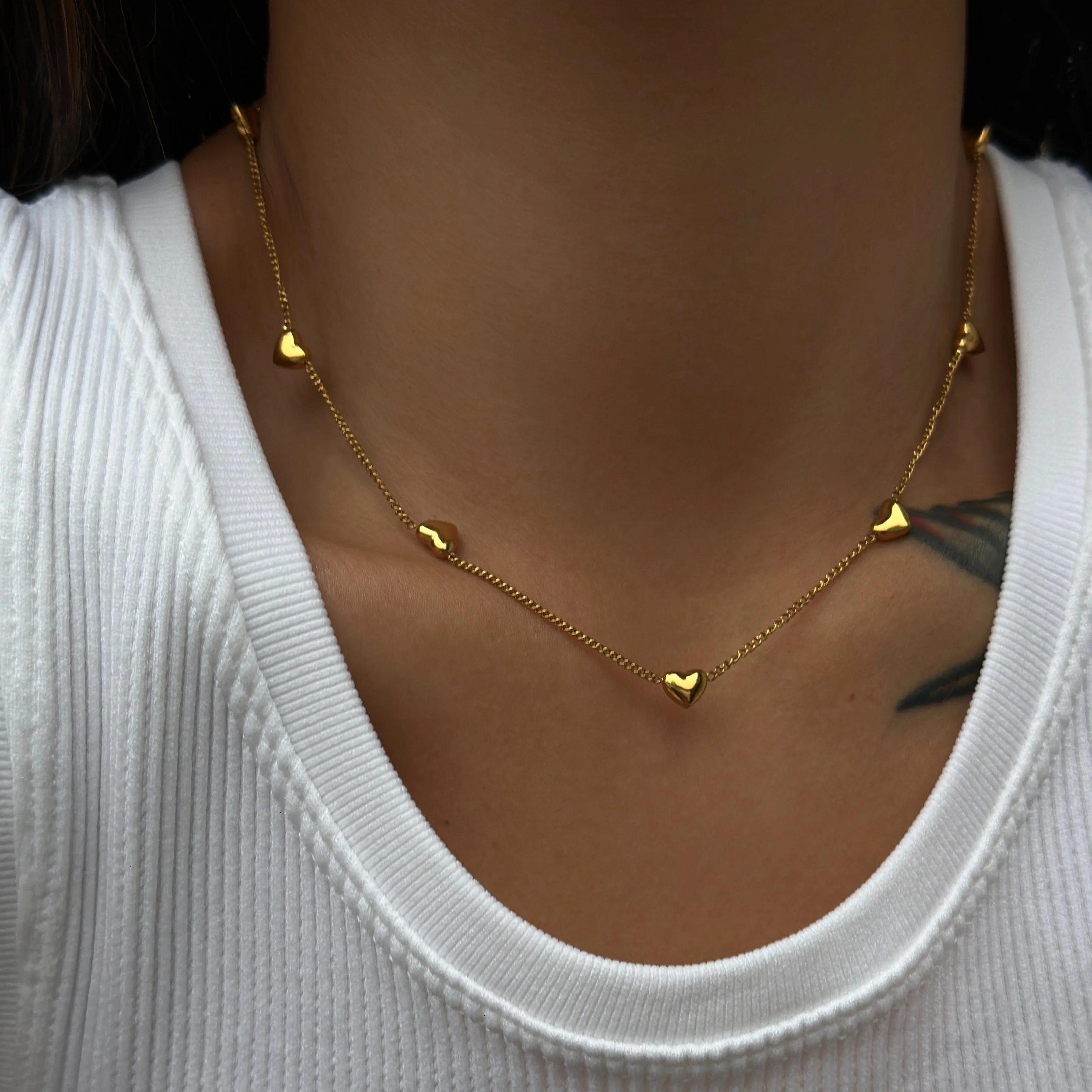 DASEIN 2025 Summer New 18k Pvd Gold Plated Tarnish Free Stainless Steel Super Shine Cute Polished Love Dangle Pendant Necklace
DASEIN 2025 Summer New 18k Pvd Gold Plated Tarnish Free Stainless Steel Super Shine Cute Polished Love Dangle Pendant Necklace