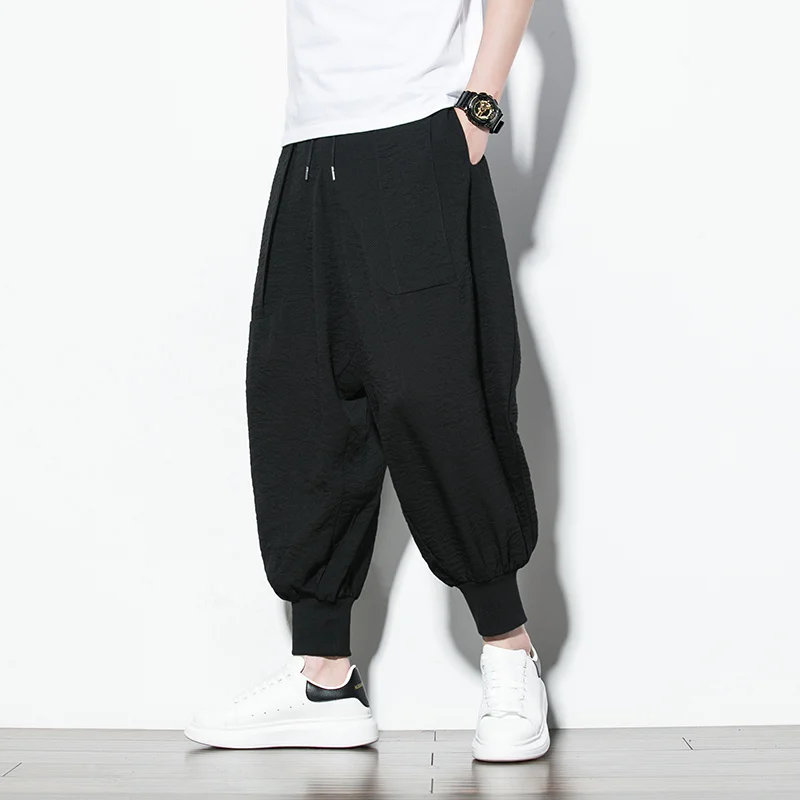 Chinese Style Thin Loose Plus Size Harem Pants Solid Color Oversize Jogging Pants Men Clothing Fashion Baggy Joggers Male
Chinese Style Thin Loose Plus Size Harem Pants Solid Color Oversize Jogging Pants Men Clothing Fashion Baggy Joggers Male