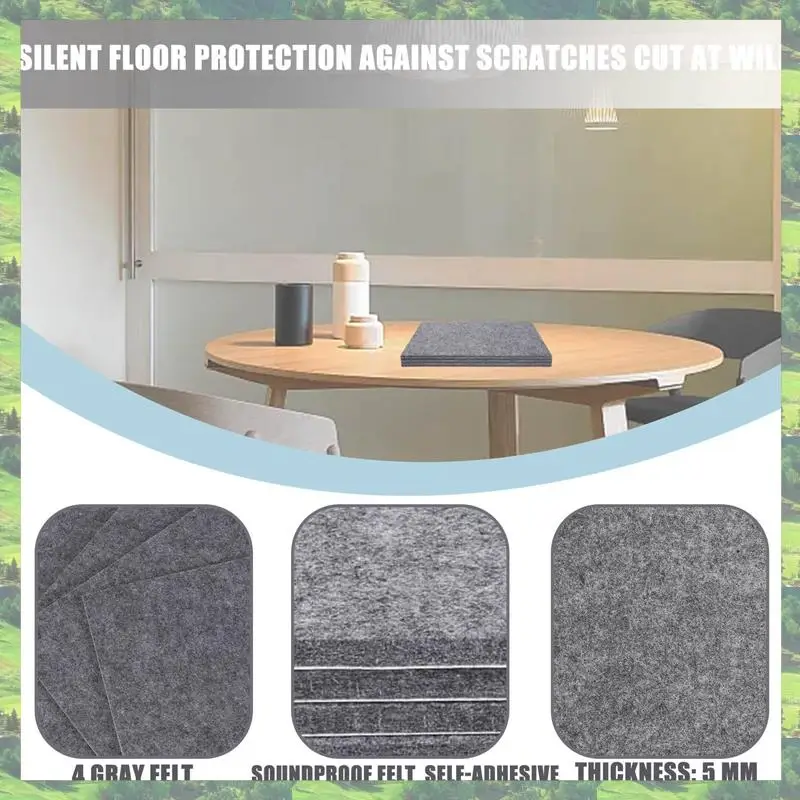 A59Z-Self-Adhesive Felt Glides For Chairs, 5 Mm Thick Chair Felt Glides For Furniture, Floor, Chair Legs Pack Of 4
A59Z-Self-Adhesive Felt Glides For Chairs, 5 Mm Thick Chair Felt Glides For Furniture, Floor, Chair Legs Pack Of 4