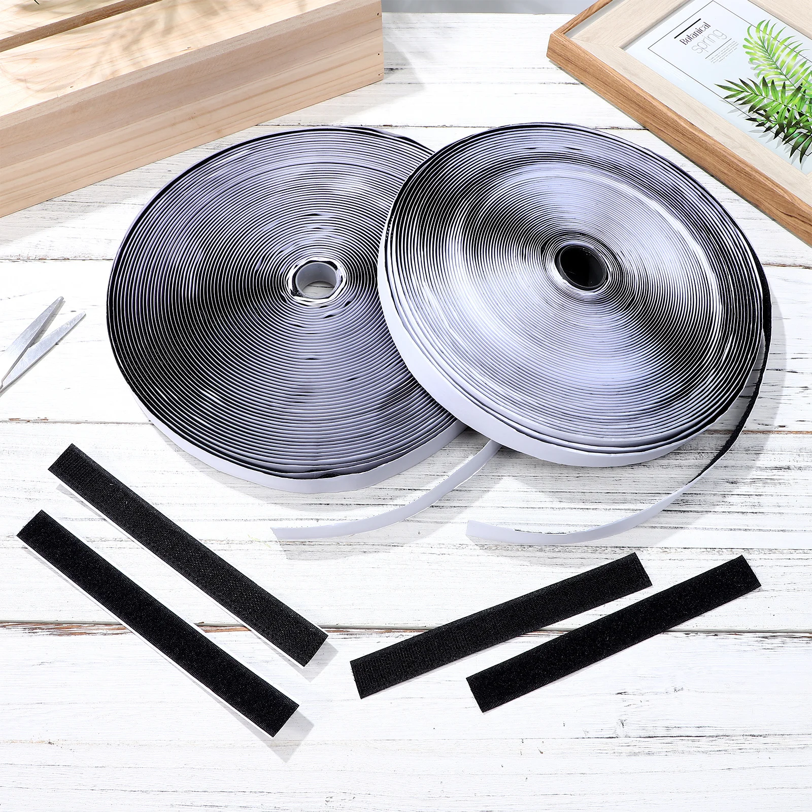2 Rolls Back Adhesive Hook Loop Tape Heavy Duty Fasteners For Diy Home Organization Fixing Adhesive Strips Carpet Tapes Craft
2 Rolls Back Adhesive Hook Loop Tape Heavy Duty Fasteners For Diy Home Organization Fixing Adhesive Strips Carpet Tapes Craft