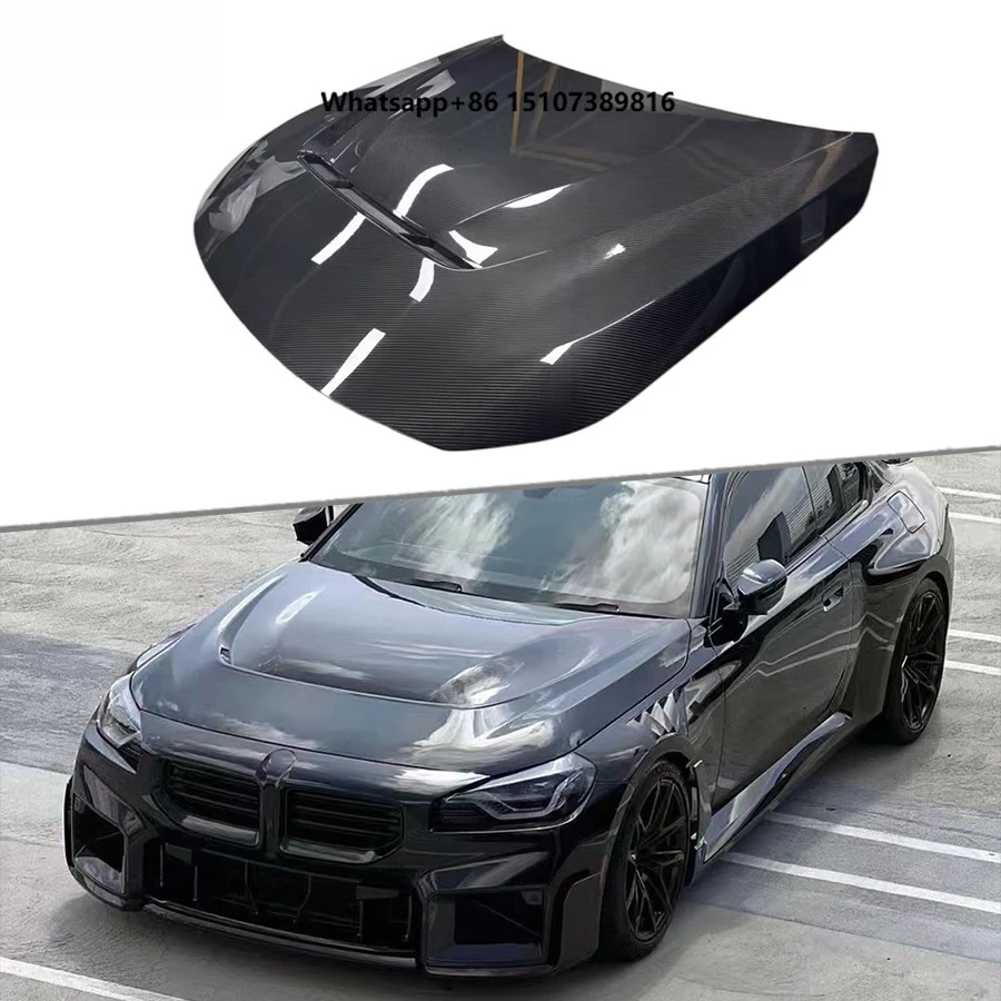N Style Dry Carbon Fiber Front Hood Engine Bonnet Cover for M2 G87 G42 M240i 2023+ Front Bonnet Replacement Car Accessories
N Style Dry Carbon Fiber Front Hood Engine Bonnet Cover for M2 G87 G42 M240i 2023+ Front Bonnet Replacement Car Accessories