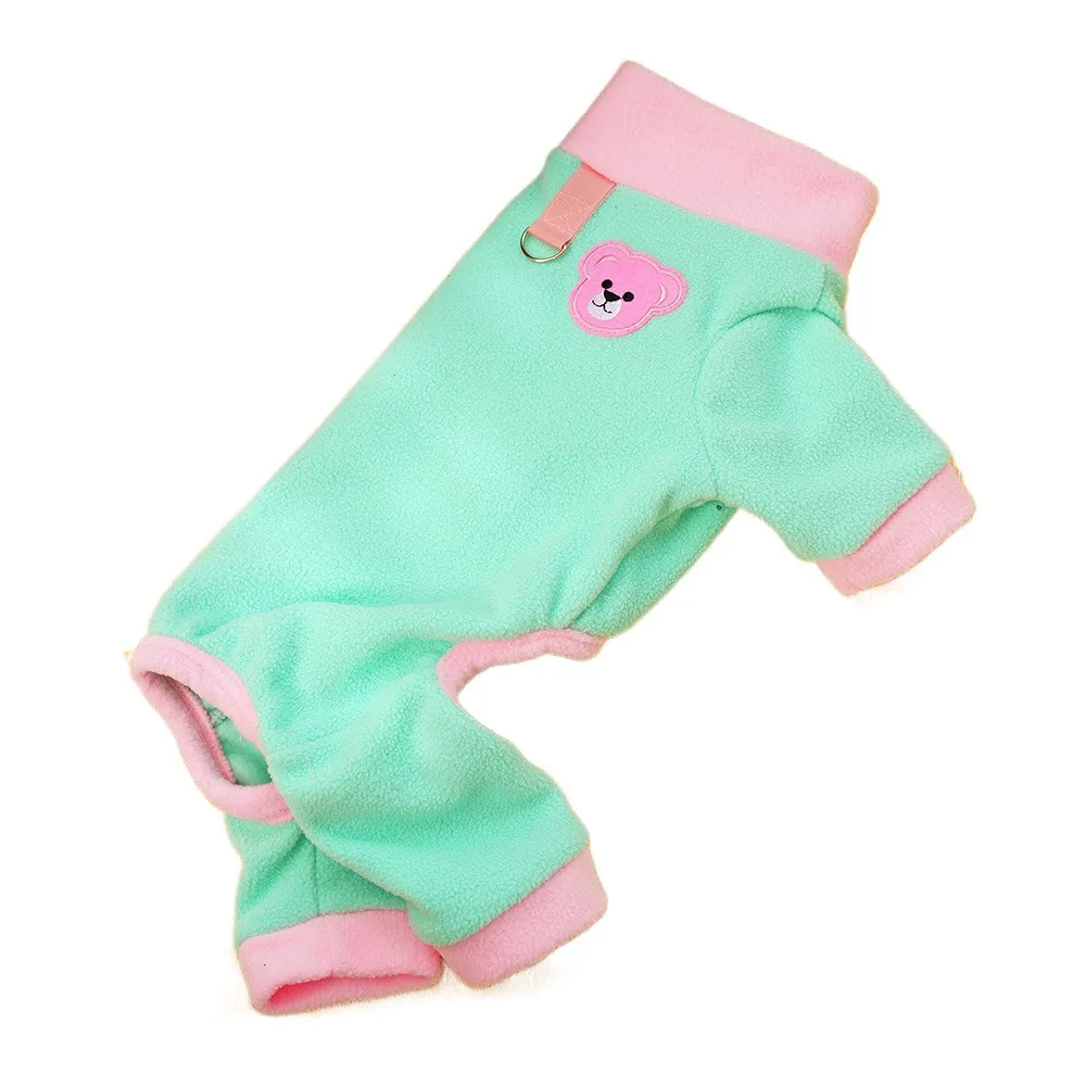 Bear Pattern Plush Dog Jumpsuit Colorful Comfortable Dog Four Legged Clothing Pet Base Shirt with D Ring Warm Dog Pajamas Indoor
Bear Pattern Plush Dog Jumpsuit Colorful Comfortable Dog Four Legged Clothing Pet Base Shirt with D Ring Warm Dog Pajamas Indoor